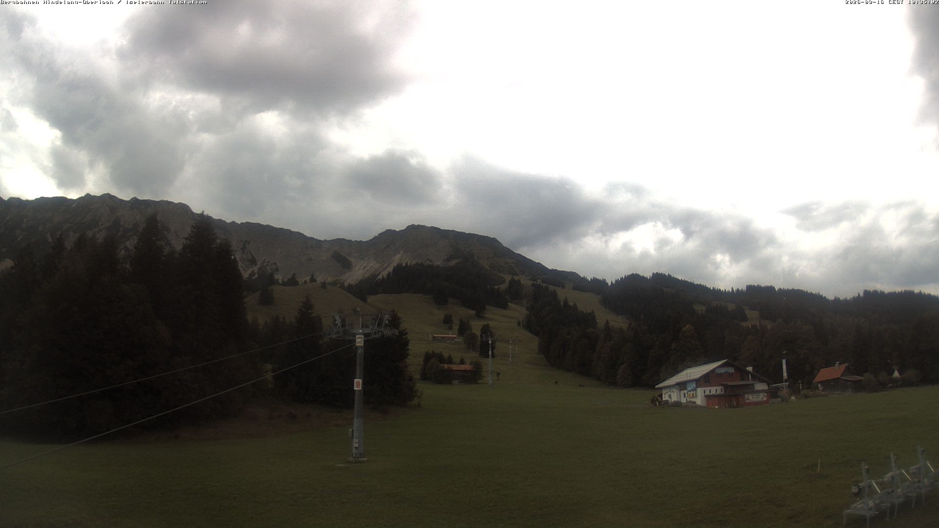 Archiv Foto Webcam Oberjoch - Blick zum Iseler