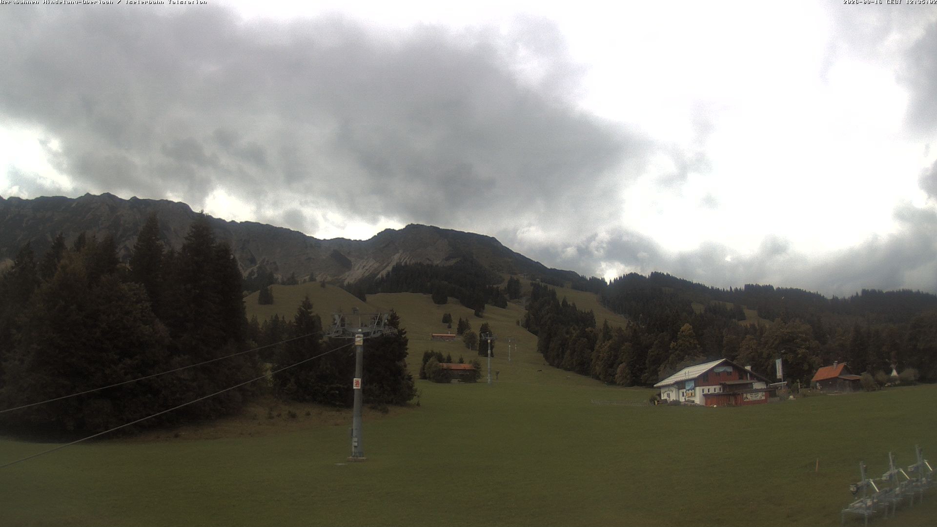 Archiv Foto Webcam Oberjoch - Blick zum Iseler