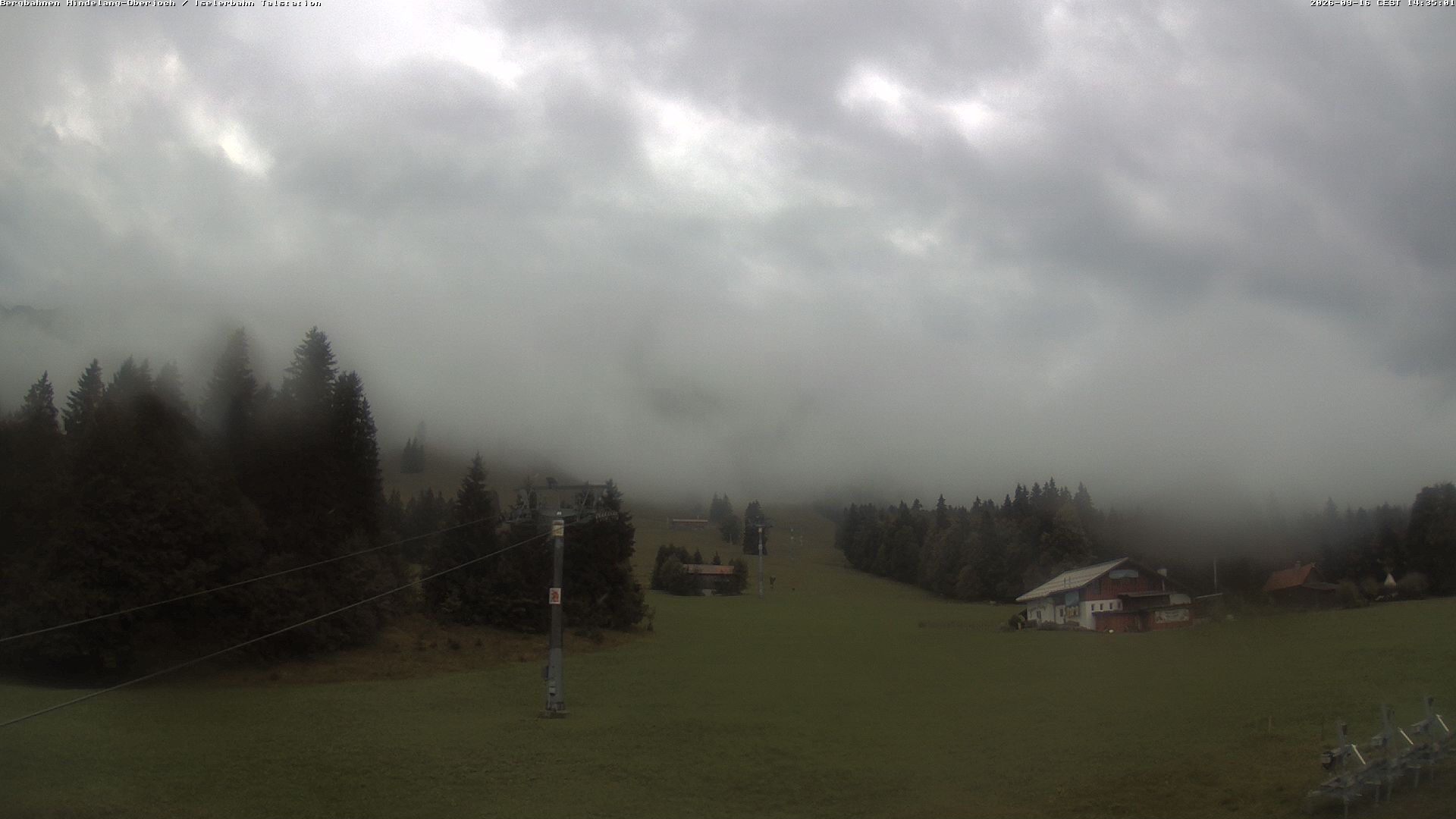 Archiv Foto Webcam Oberjoch - Blick zum Iseler