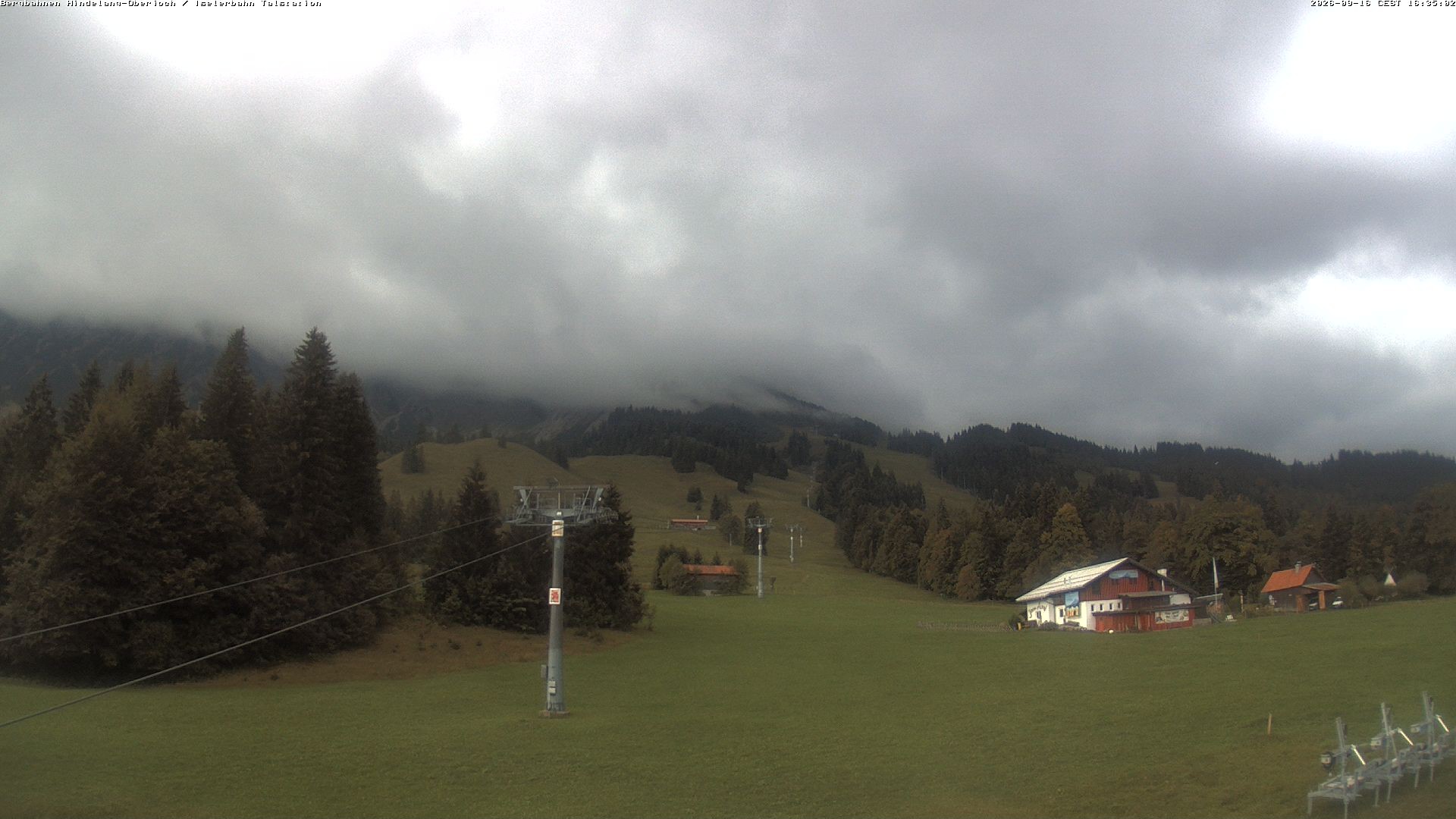 Archiv Foto Webcam Oberjoch - Blick zum Iseler