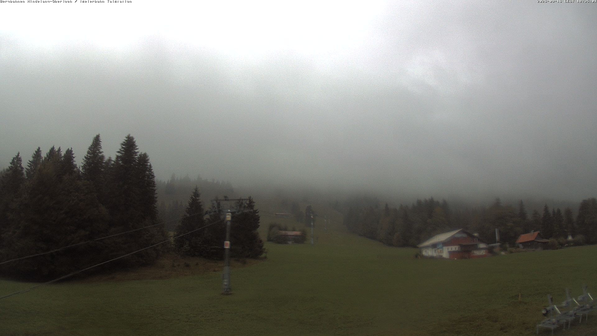 Archiv Foto Webcam Oberjoch - Blick zum Iseler