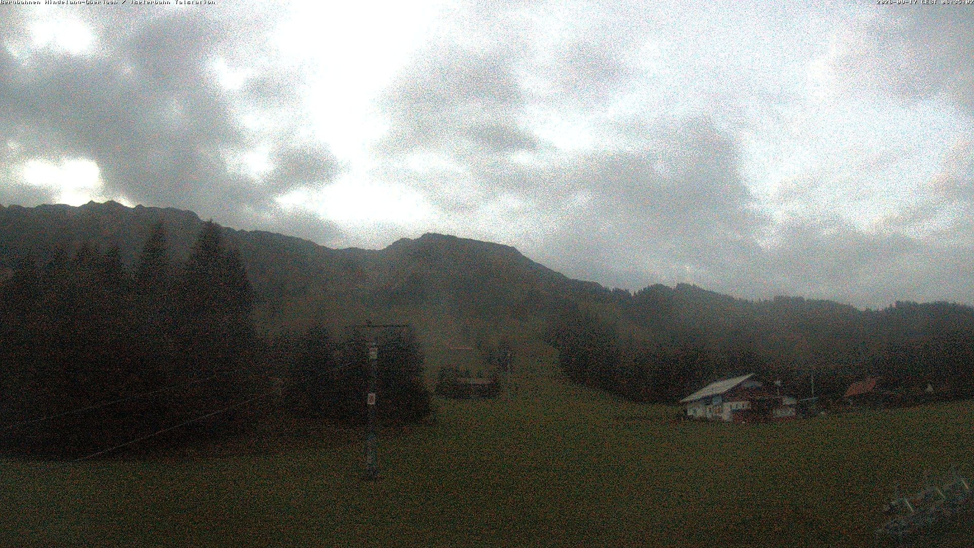 Archiv Foto Webcam Oberjoch - Blick zum Iseler
