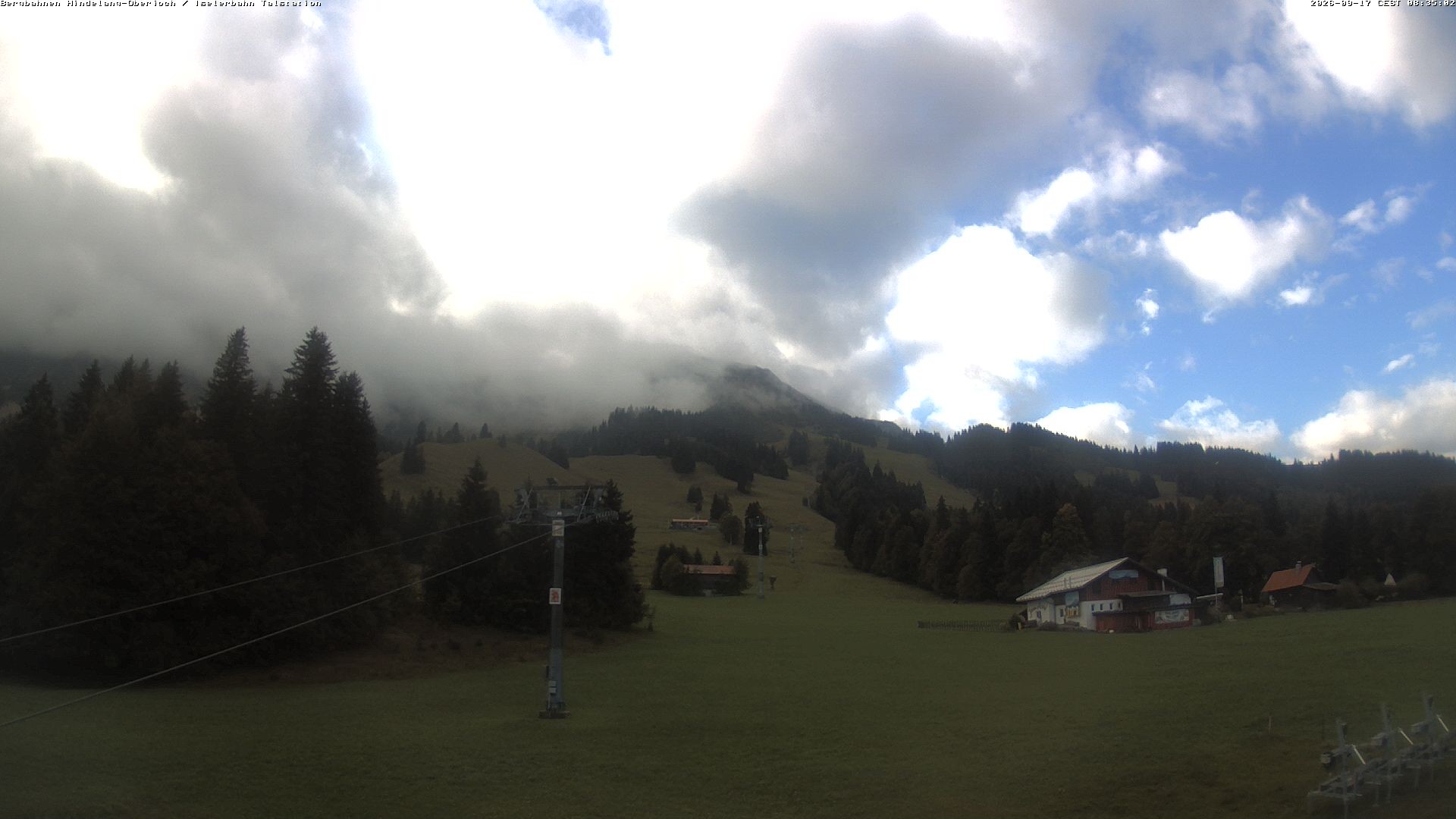 Archiv Foto Webcam Oberjoch - Blick zum Iseler