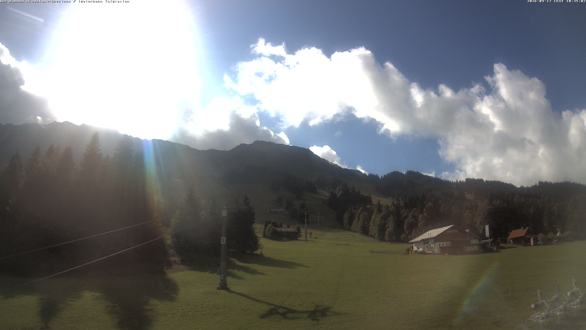 Archiv Foto Webcam Oberjoch - Blick zum Iseler