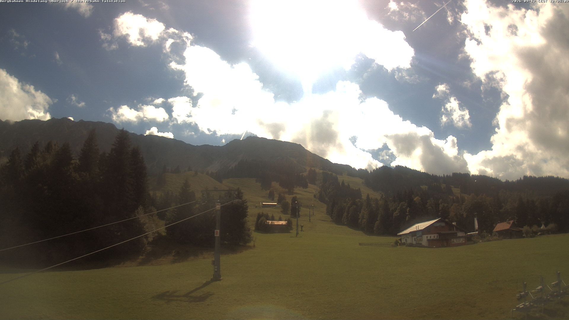 Archiv Foto Webcam Oberjoch - Blick zum Iseler