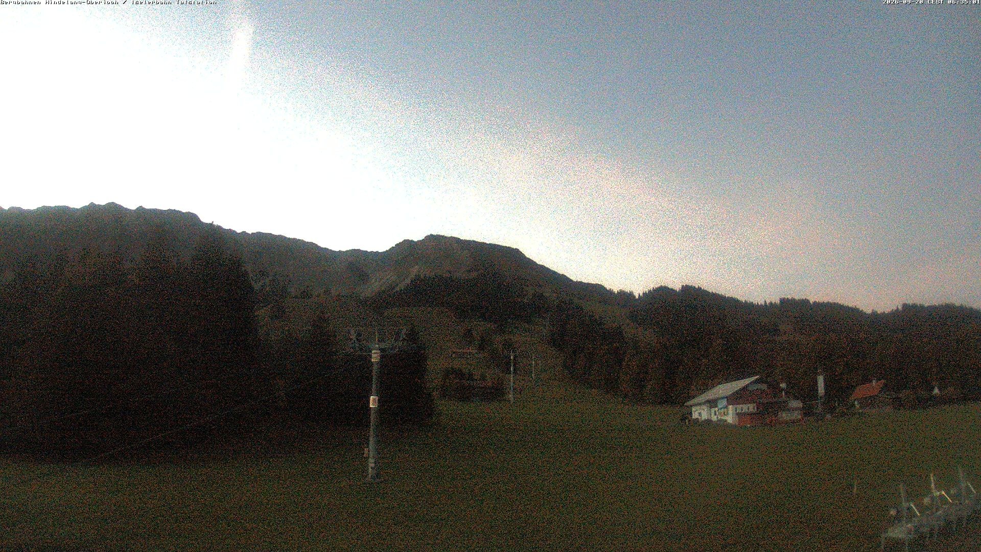 Archiv Foto Webcam Oberjoch - Blick zum Iseler