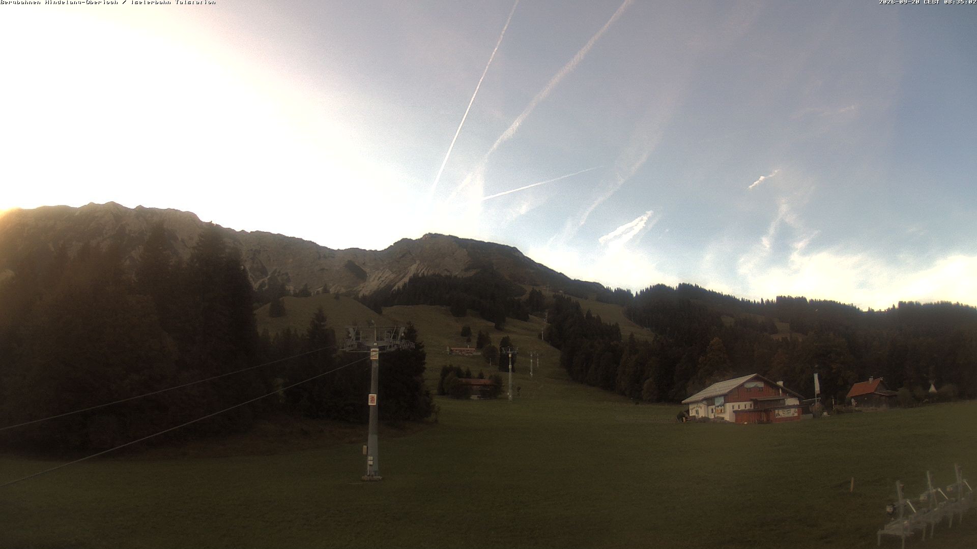 Archiv Foto Webcam Oberjoch - Blick zum Iseler