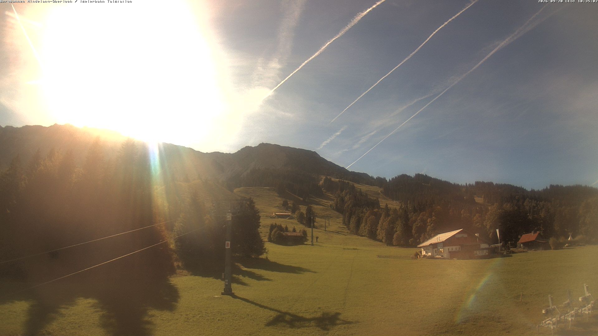 Archiv Foto Webcam Oberjoch - Blick zum Iseler