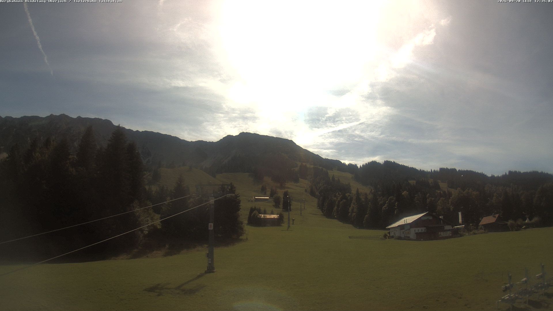 Archiv Foto Webcam Oberjoch - Blick zum Iseler