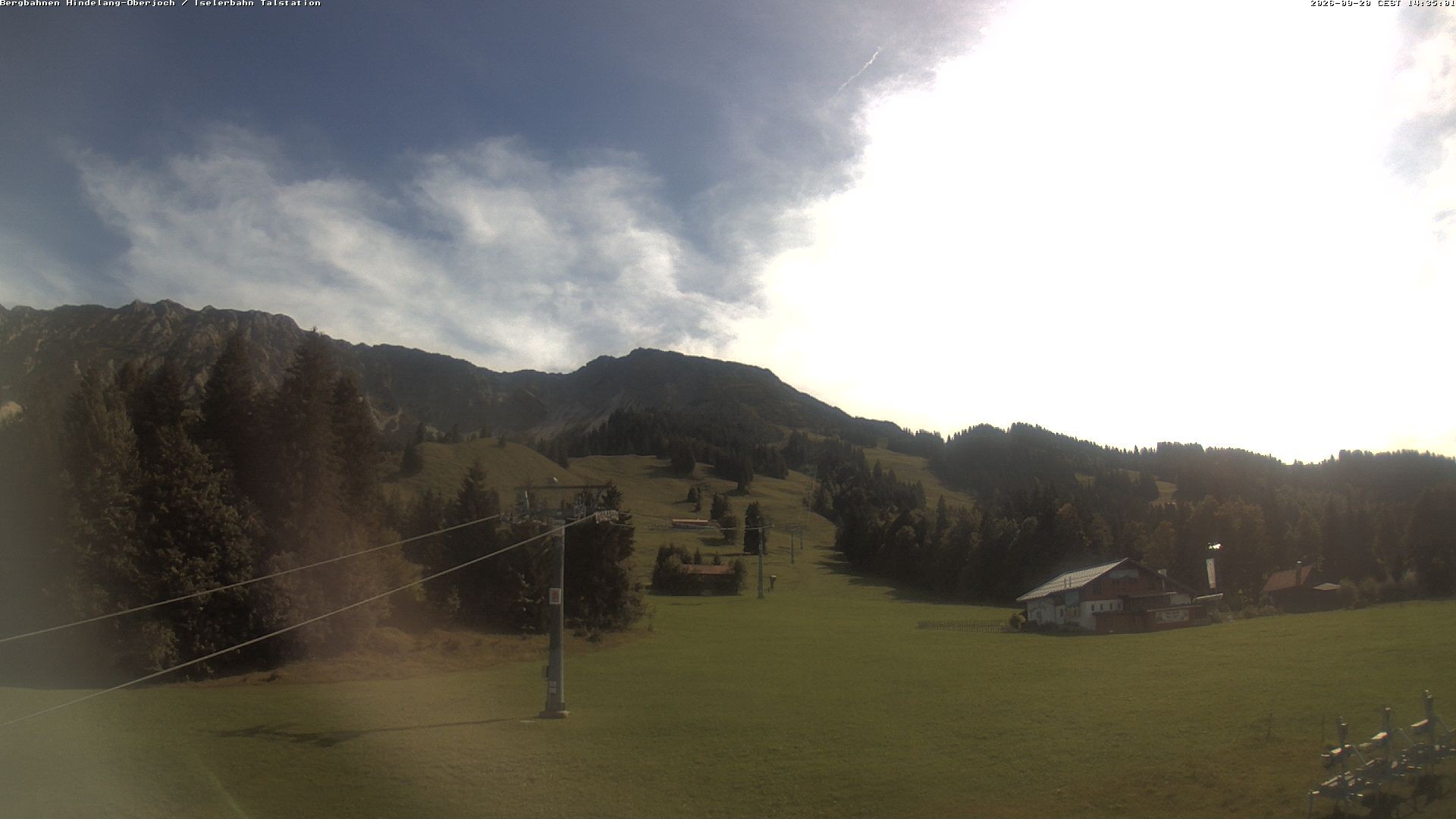 Archiv Foto Webcam Oberjoch - Blick zum Iseler