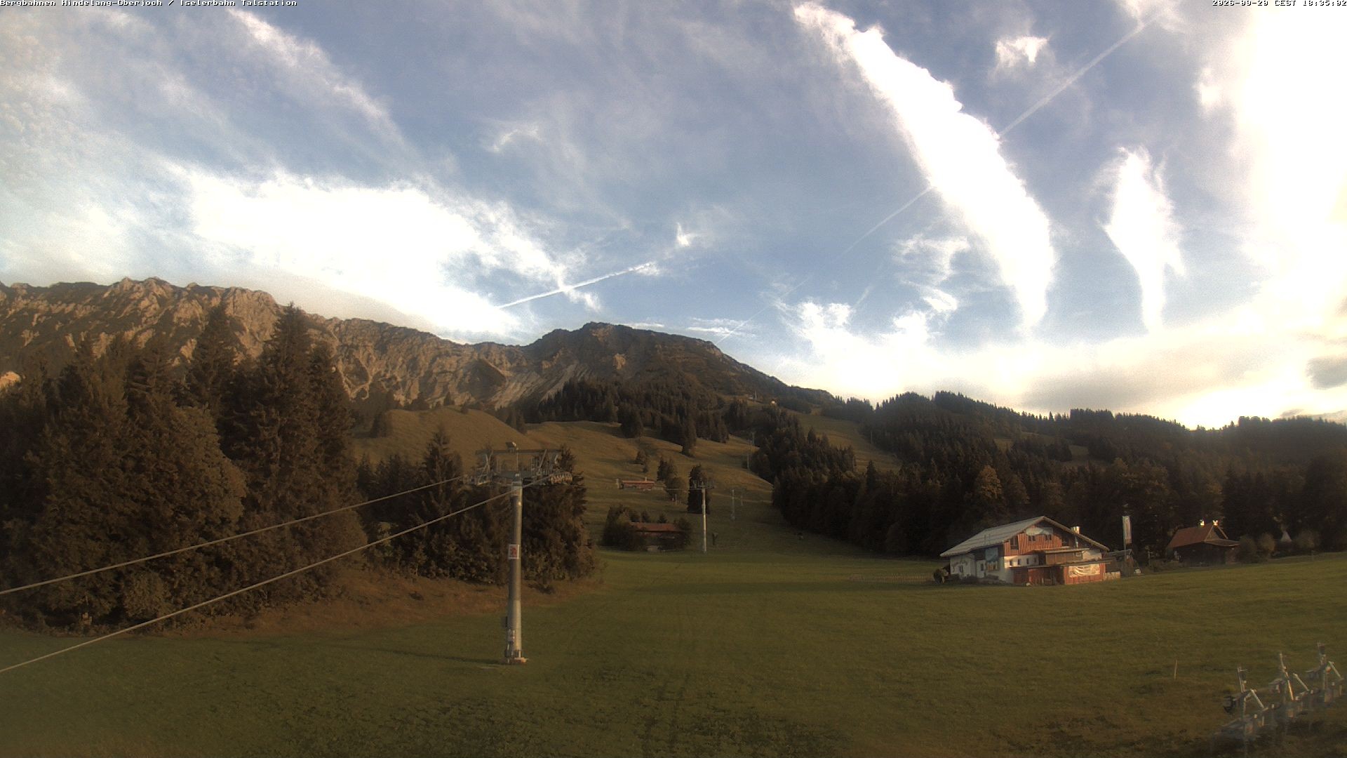 Archiv Foto Webcam Oberjoch - Blick zum Iseler