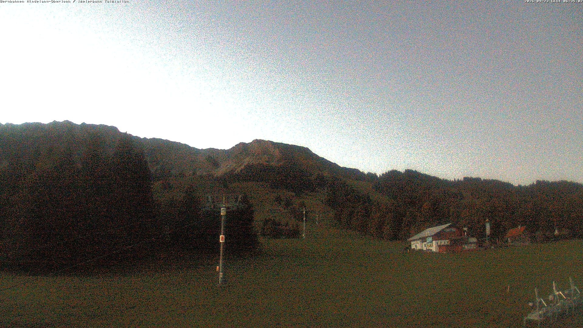 Archiv Foto Webcam Oberjoch - Blick zum Iseler