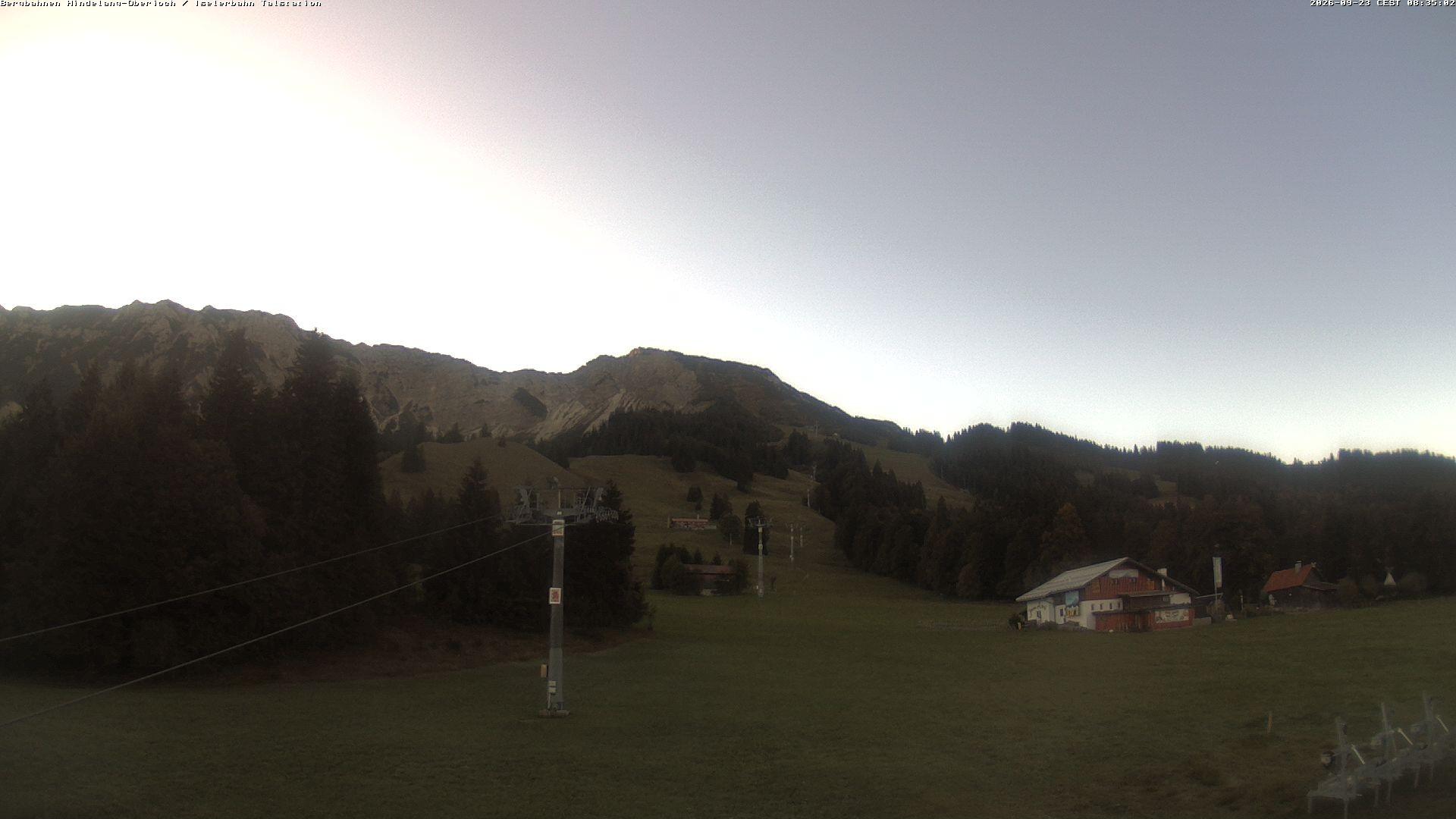 Archiv Foto Webcam Oberjoch - Blick zum Iseler