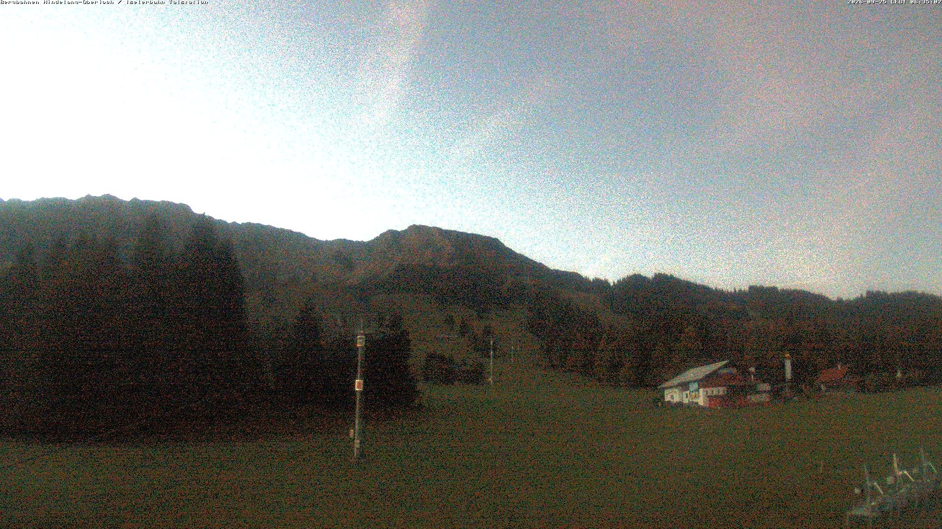 Archiv Foto Webcam Oberjoch - Blick zum Iseler