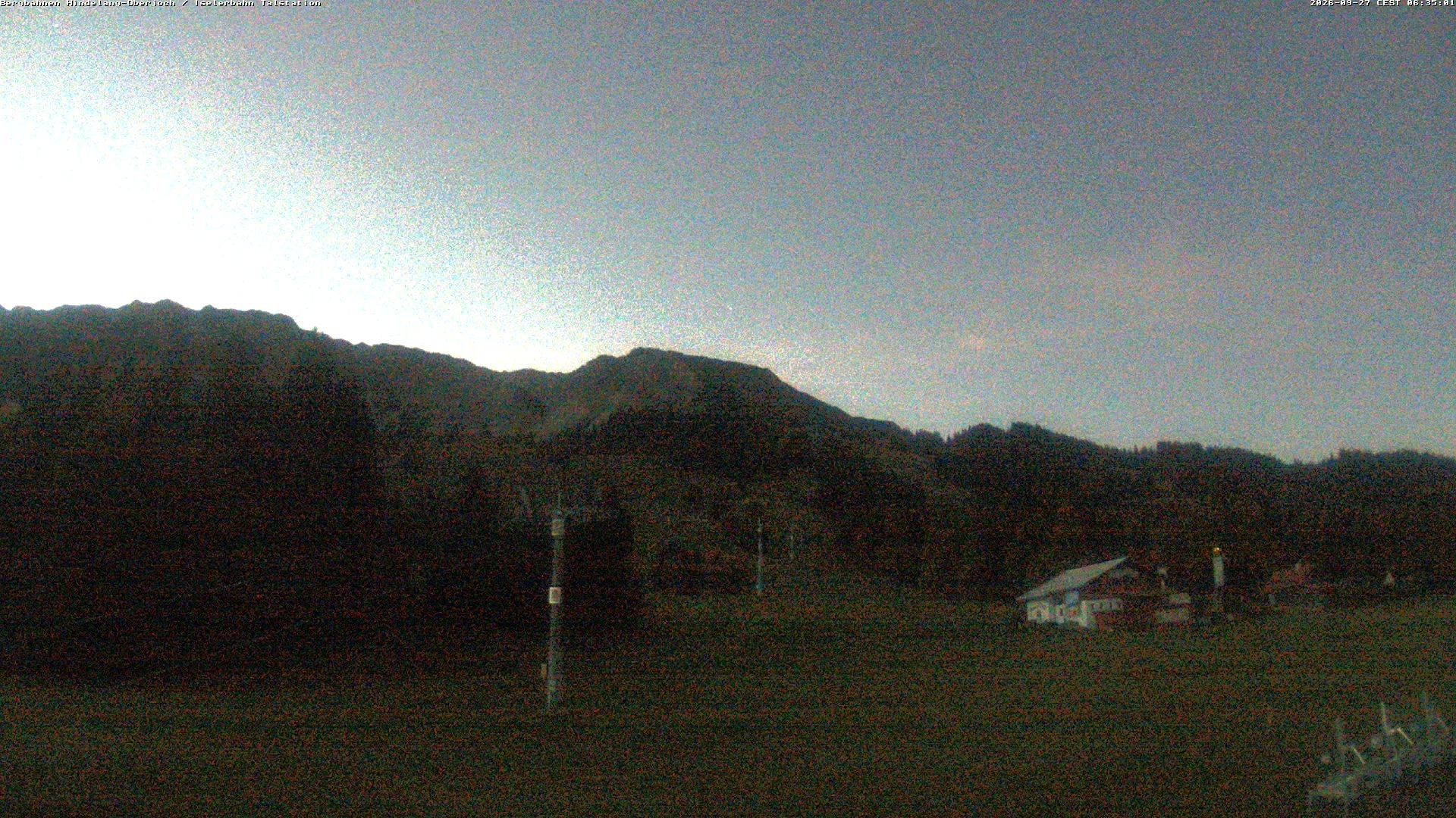 Archiv Foto Webcam Oberjoch - Blick zum Iseler