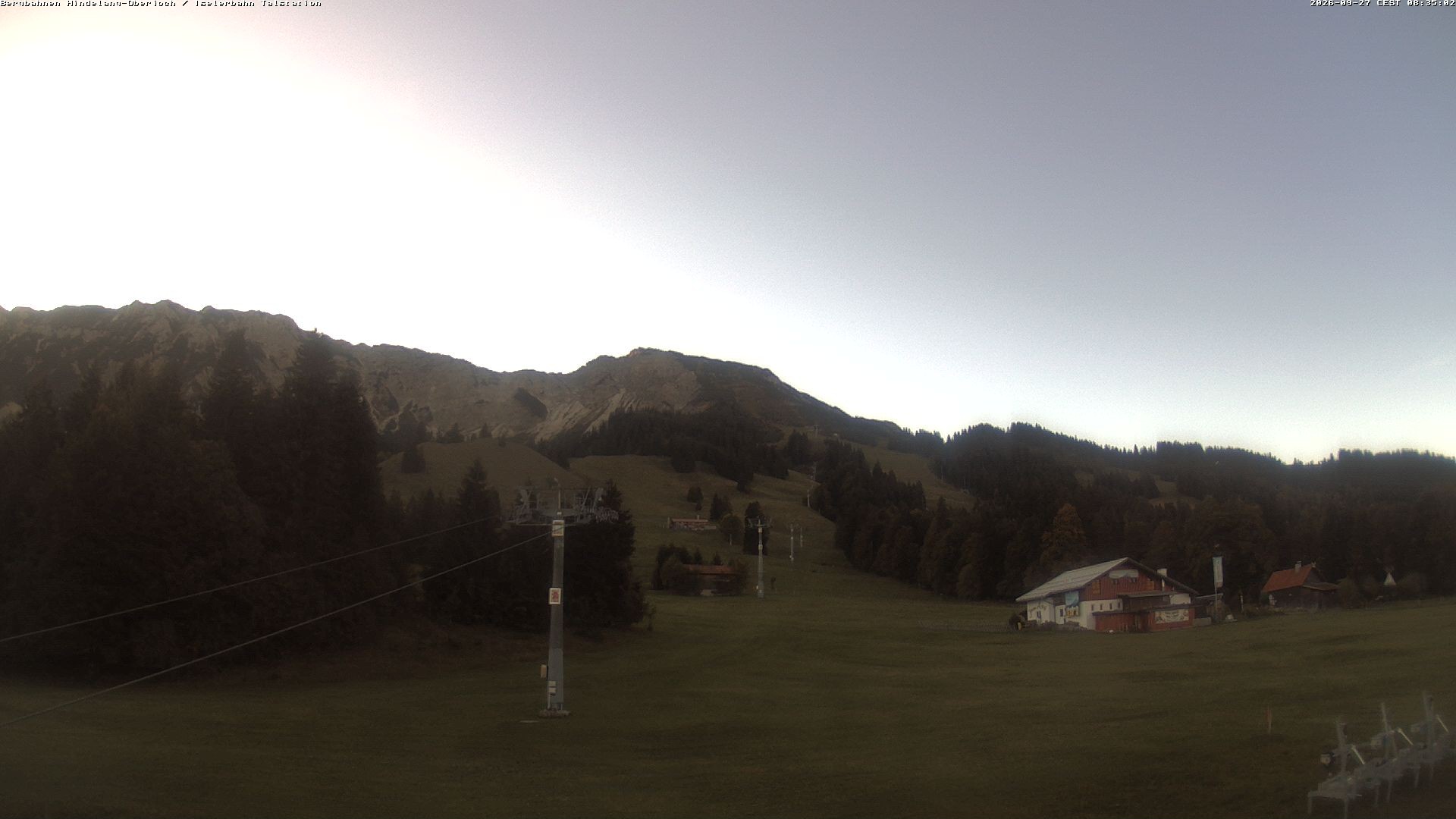Archiv Foto Webcam Oberjoch - Blick zum Iseler