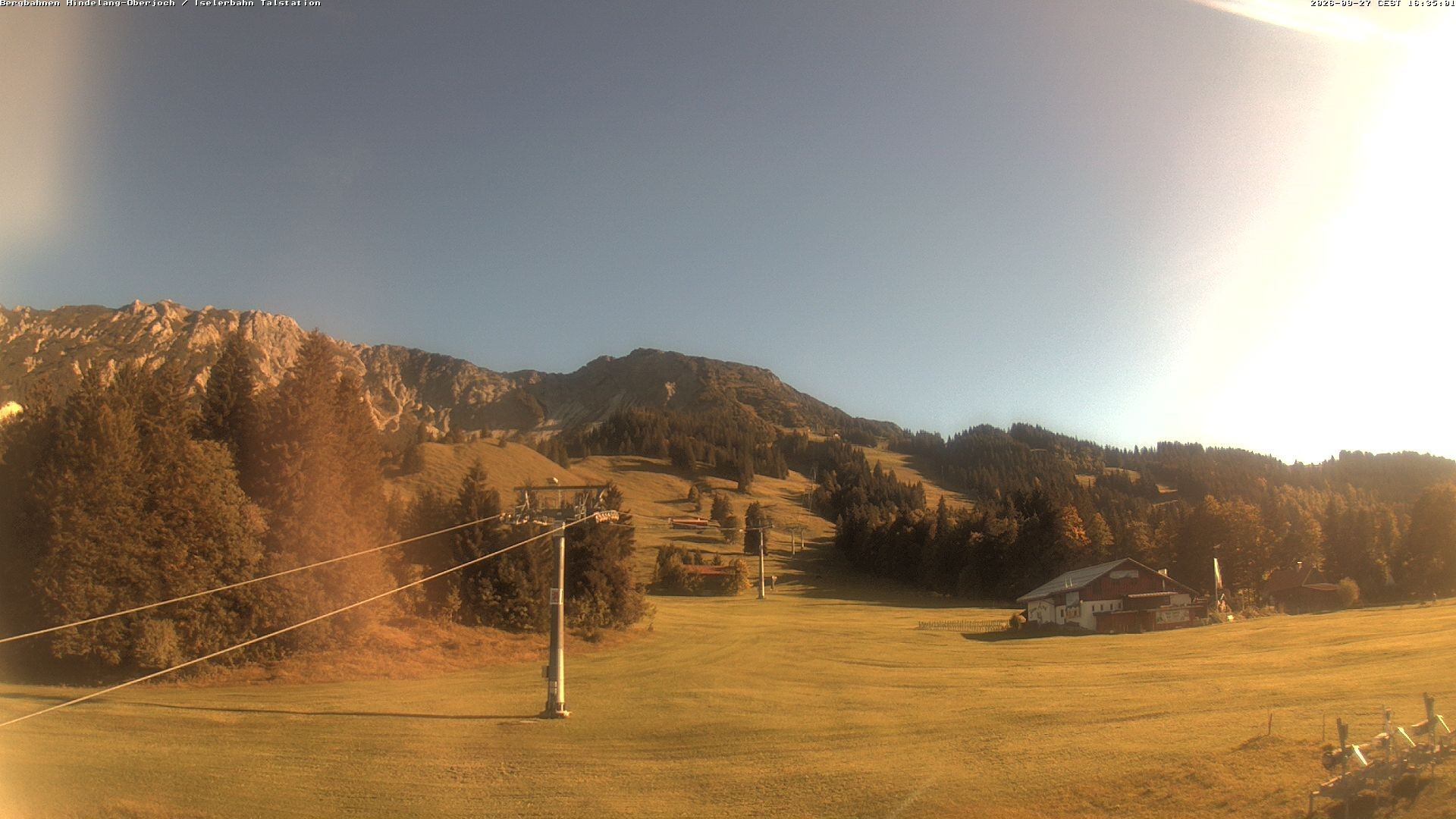 Archiv Foto Webcam Oberjoch - Blick zum Iseler