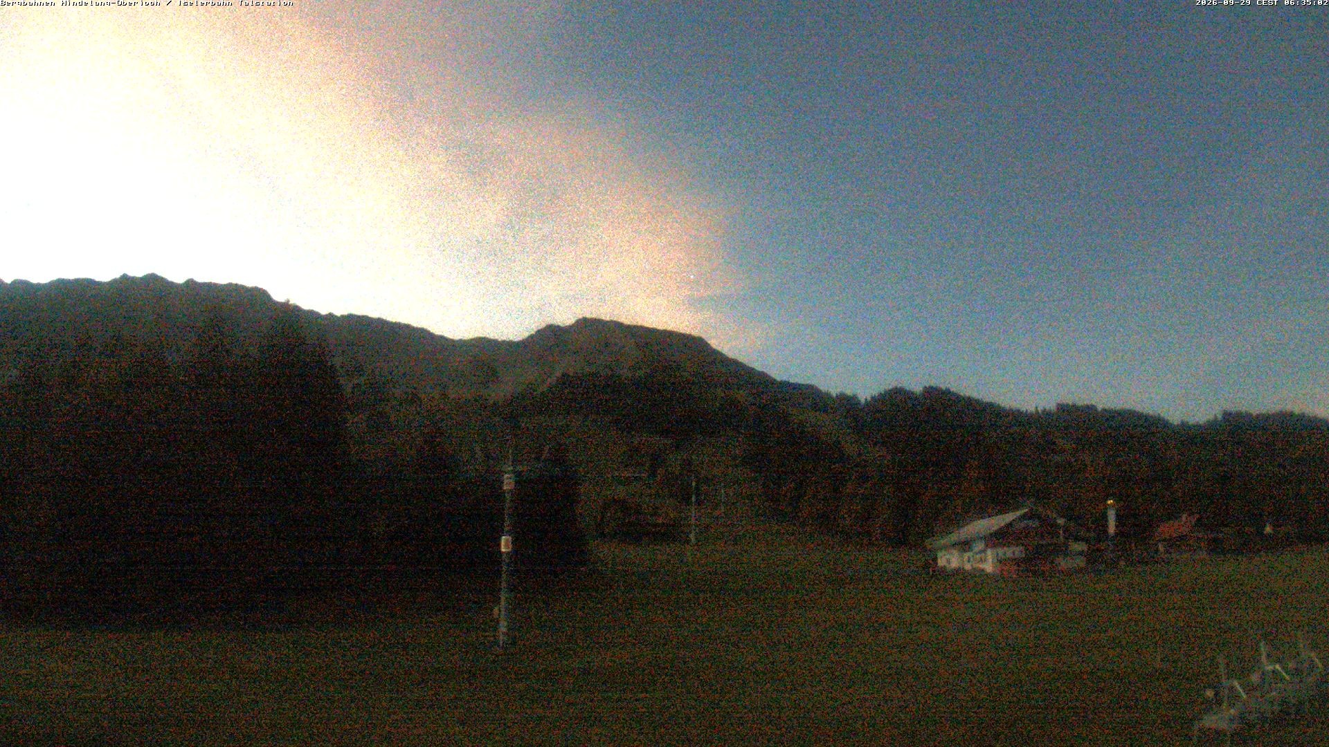 Archiv Foto Webcam Oberjoch - Blick zum Iseler