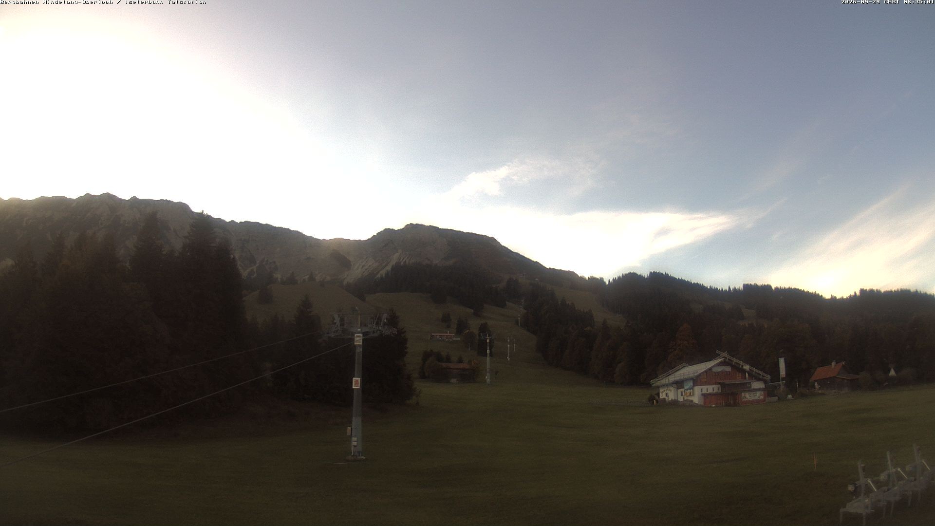 Archiv Foto Webcam Oberjoch - Blick zum Iseler