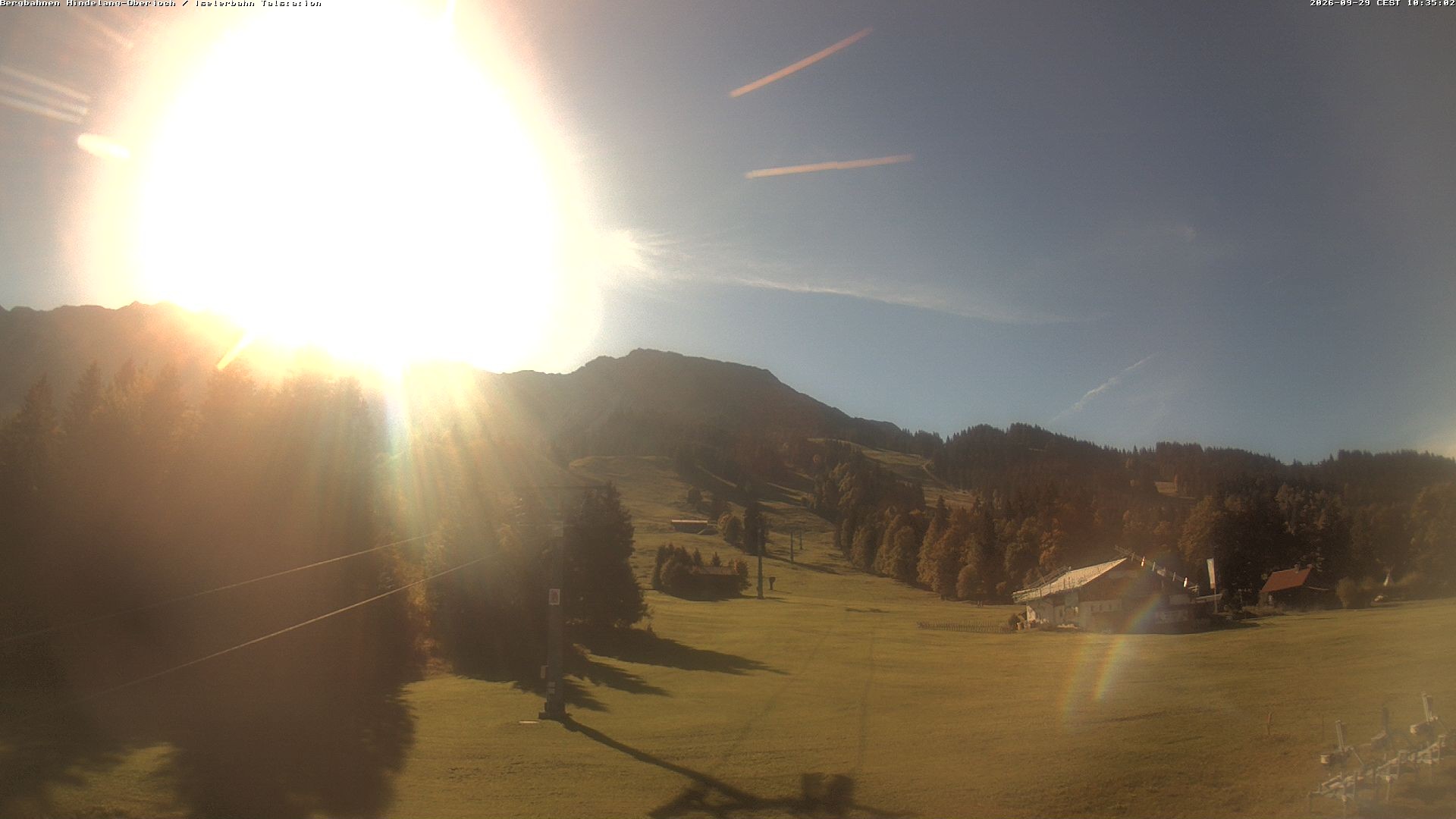 Archiv Foto Webcam Oberjoch - Blick zum Iseler