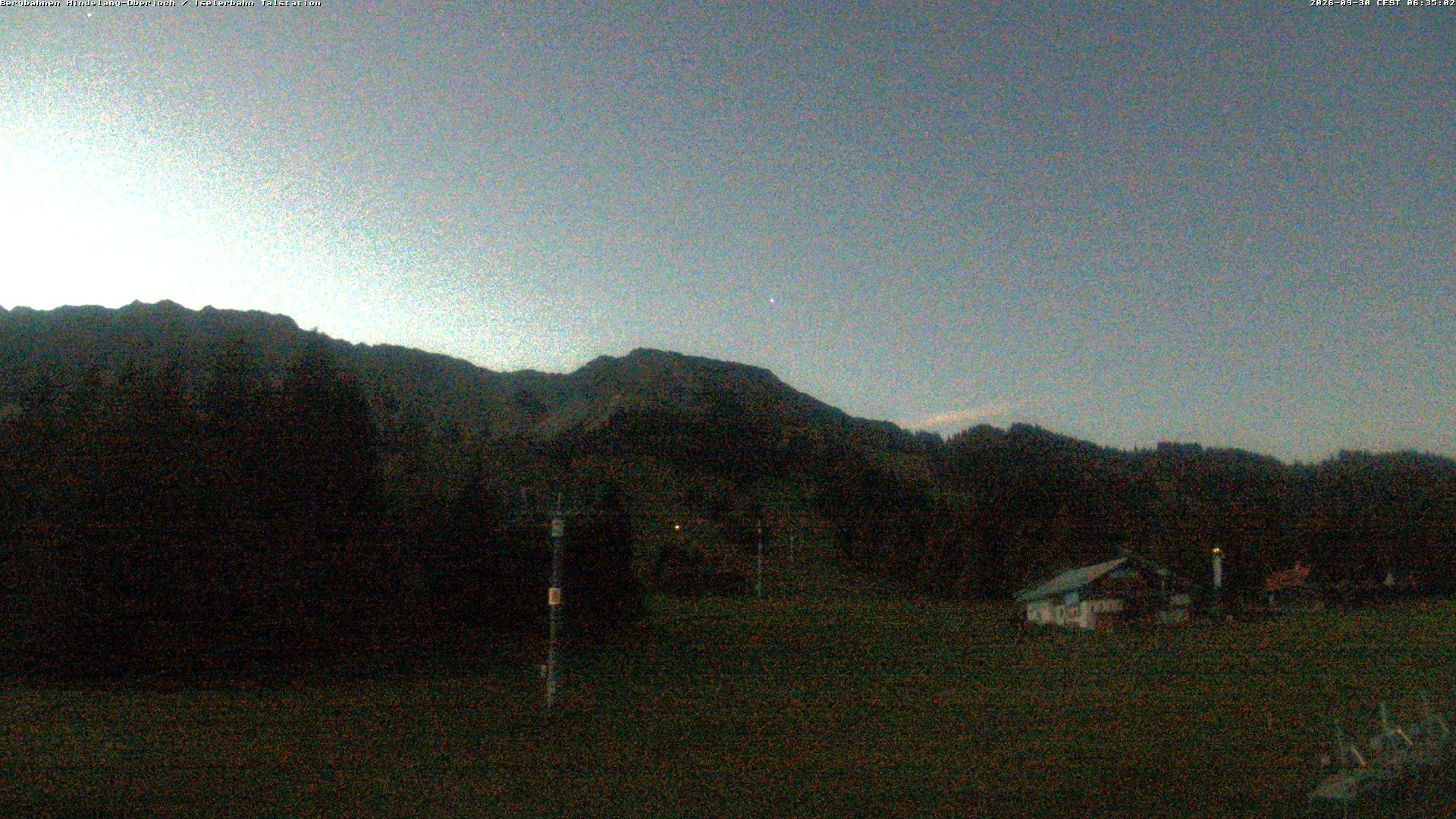 Archiv Foto Webcam Oberjoch - Blick zum Iseler