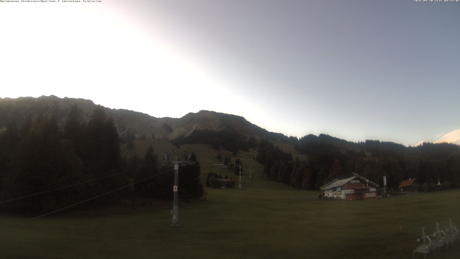 Archiv Foto Webcam Oberjoch - Blick zum Iseler