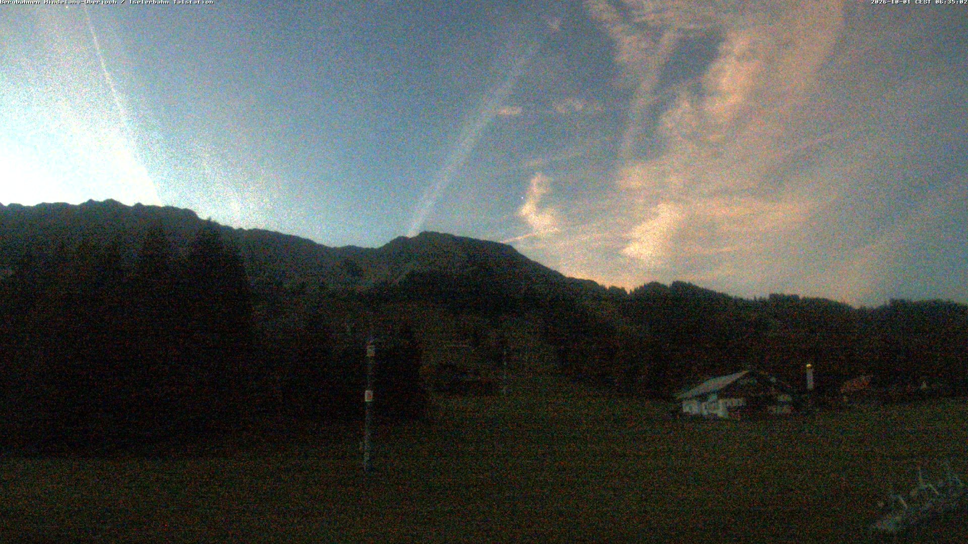 Archiv Foto Webcam Oberjoch - Blick zum Iseler