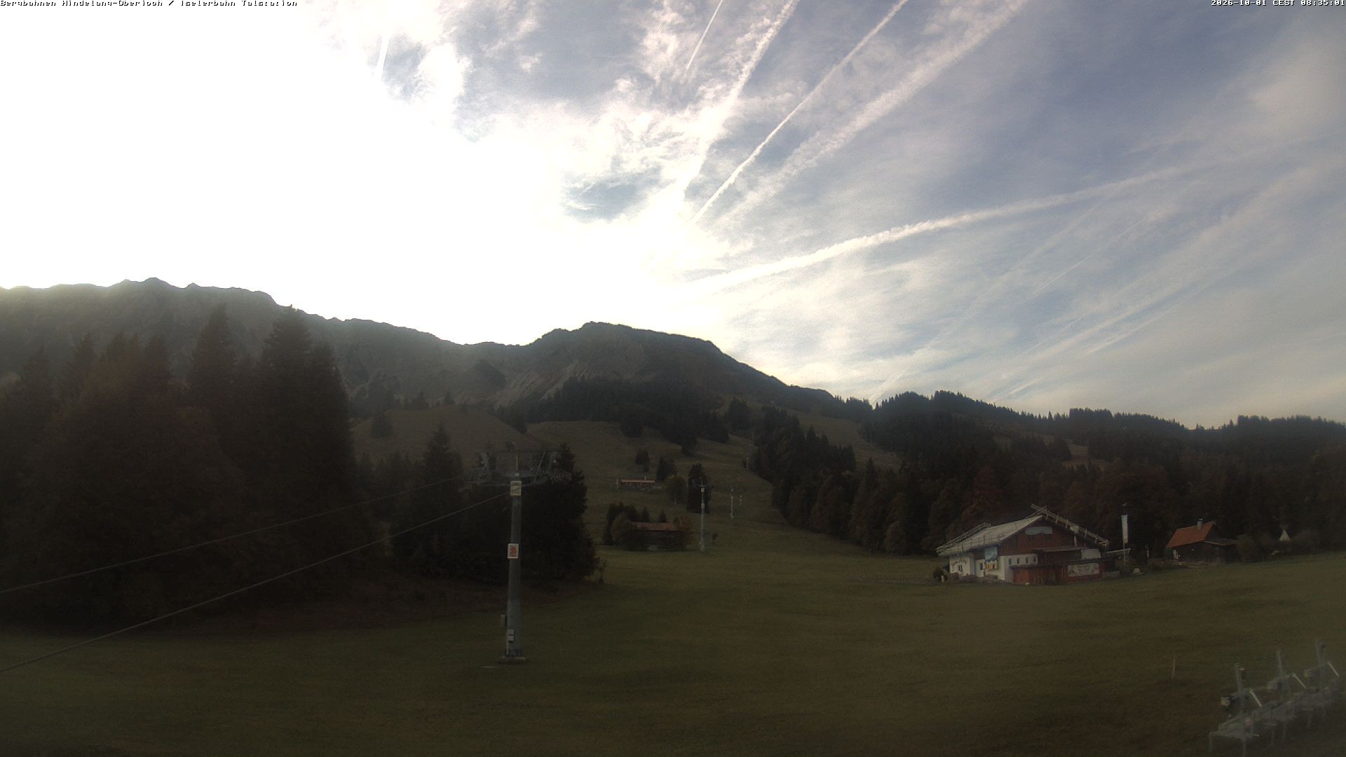 Archiv Foto Webcam Oberjoch - Blick zum Iseler