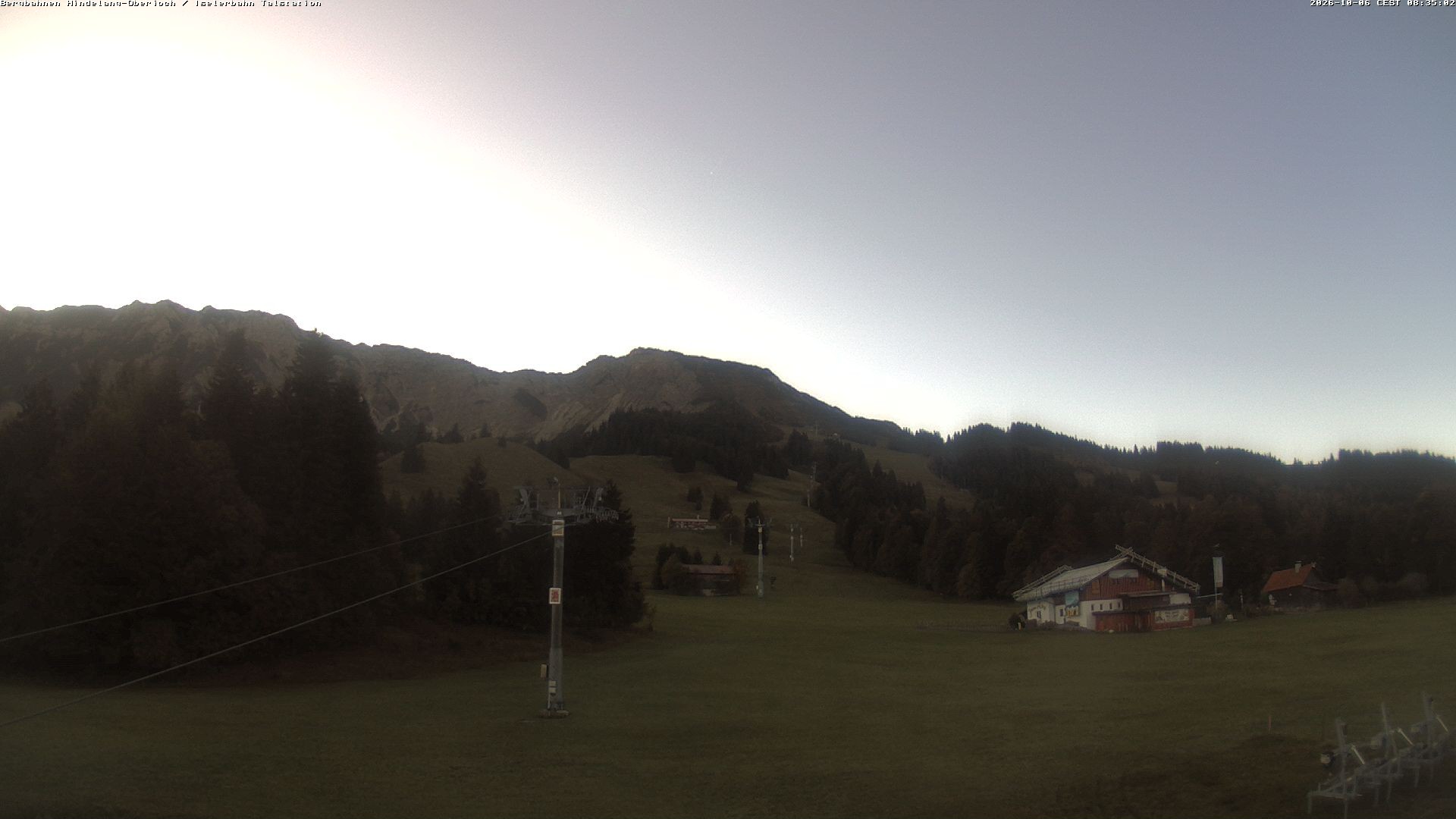 Archiv Foto Webcam Oberjoch - Blick zum Iseler