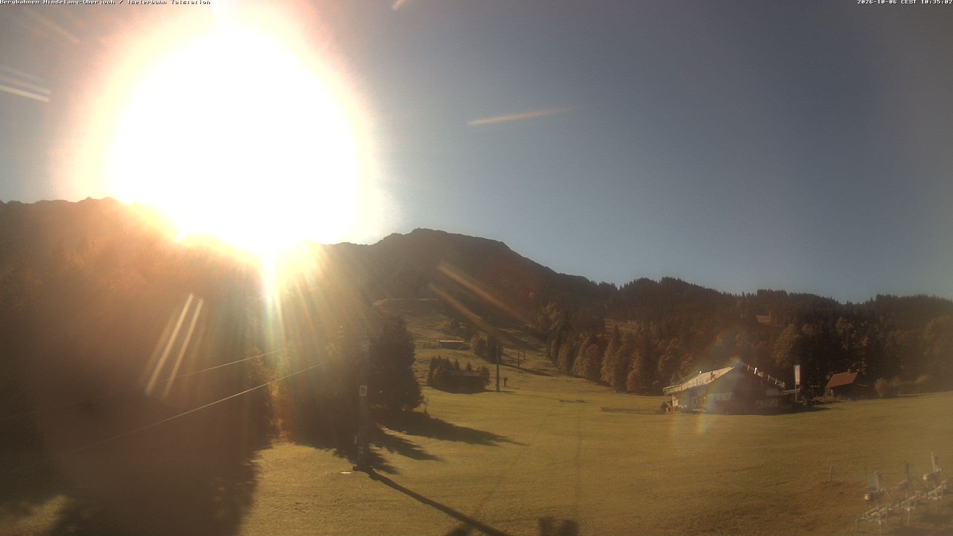 Archiv Foto Webcam Oberjoch - Blick zum Iseler