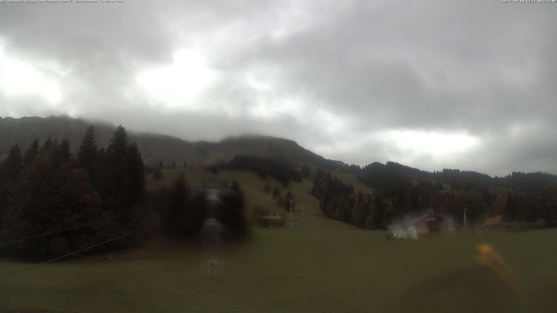 Archiv Foto Webcam Oberjoch - Blick zum Iseler