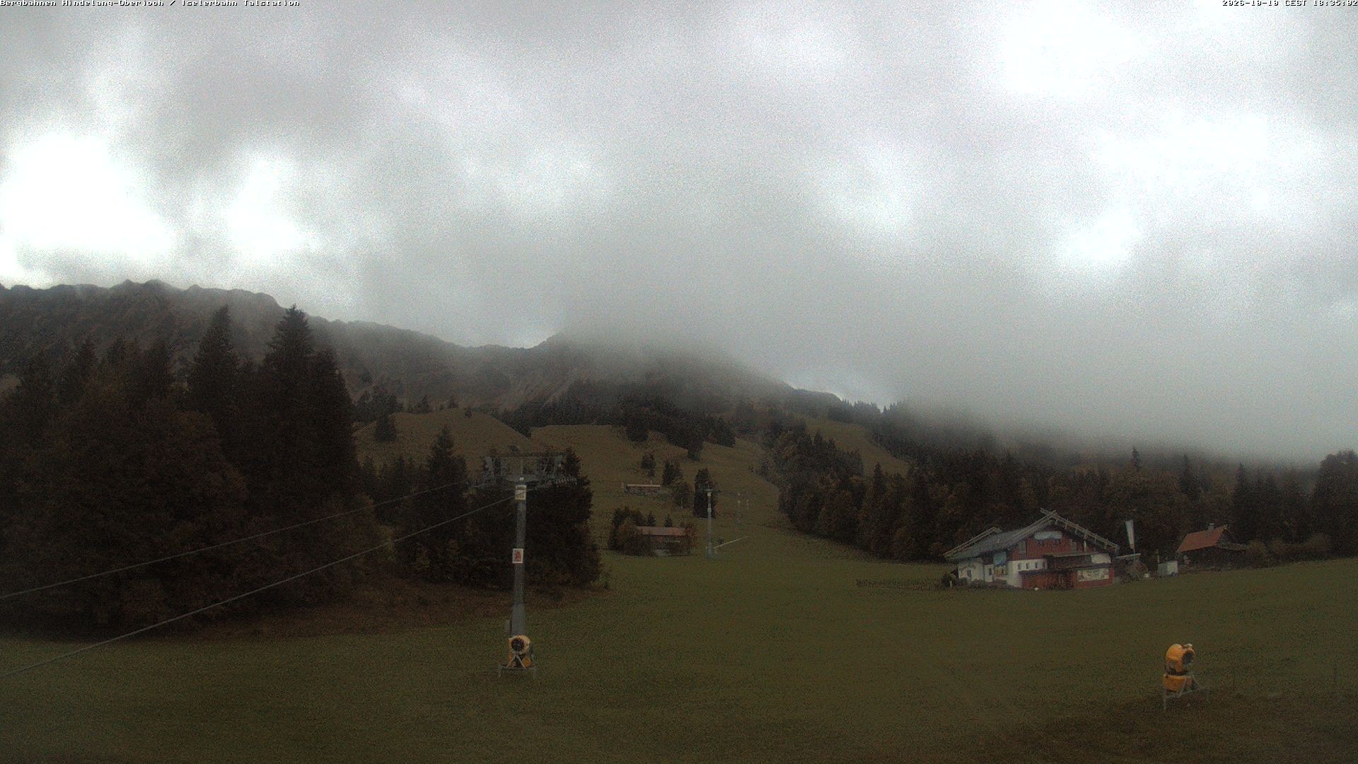 Archiv Foto Webcam Oberjoch - Blick zum Iseler