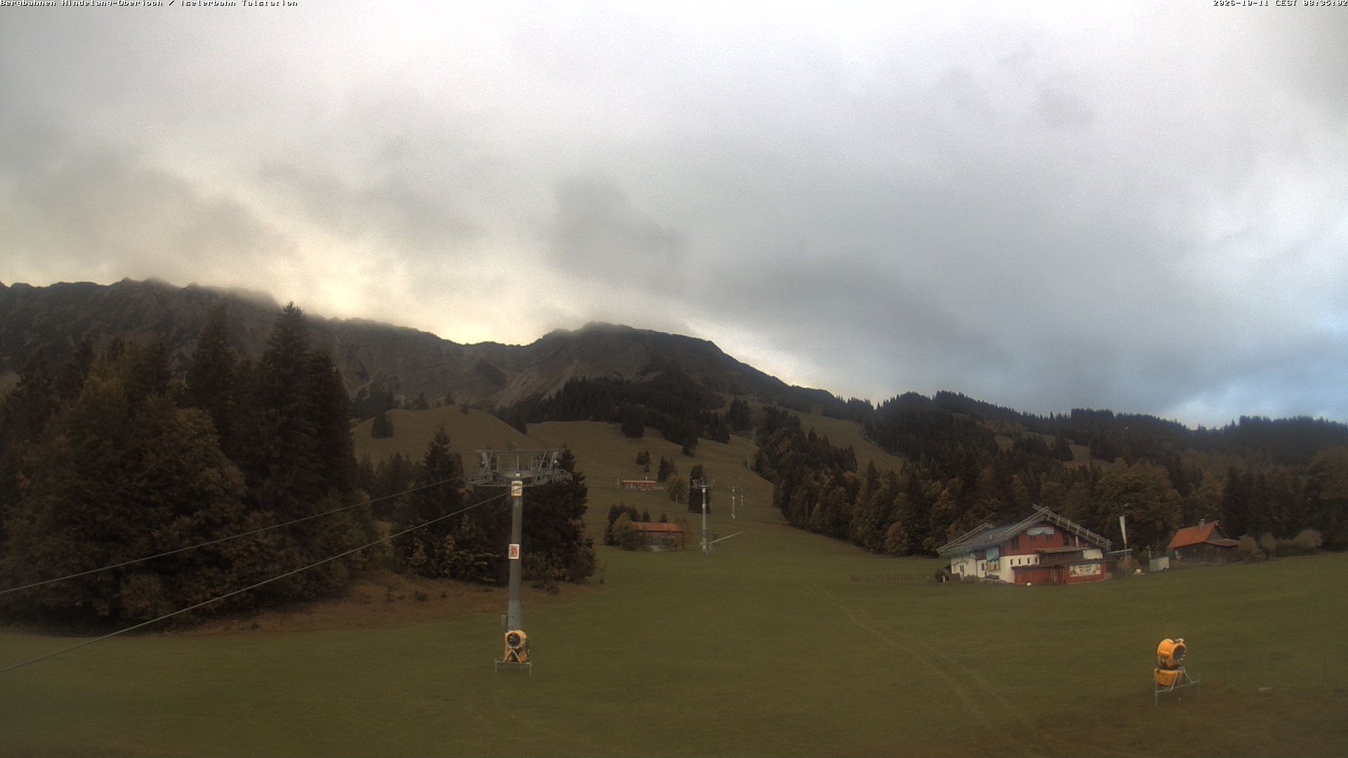Archiv Foto Webcam Oberjoch - Blick zum Iseler