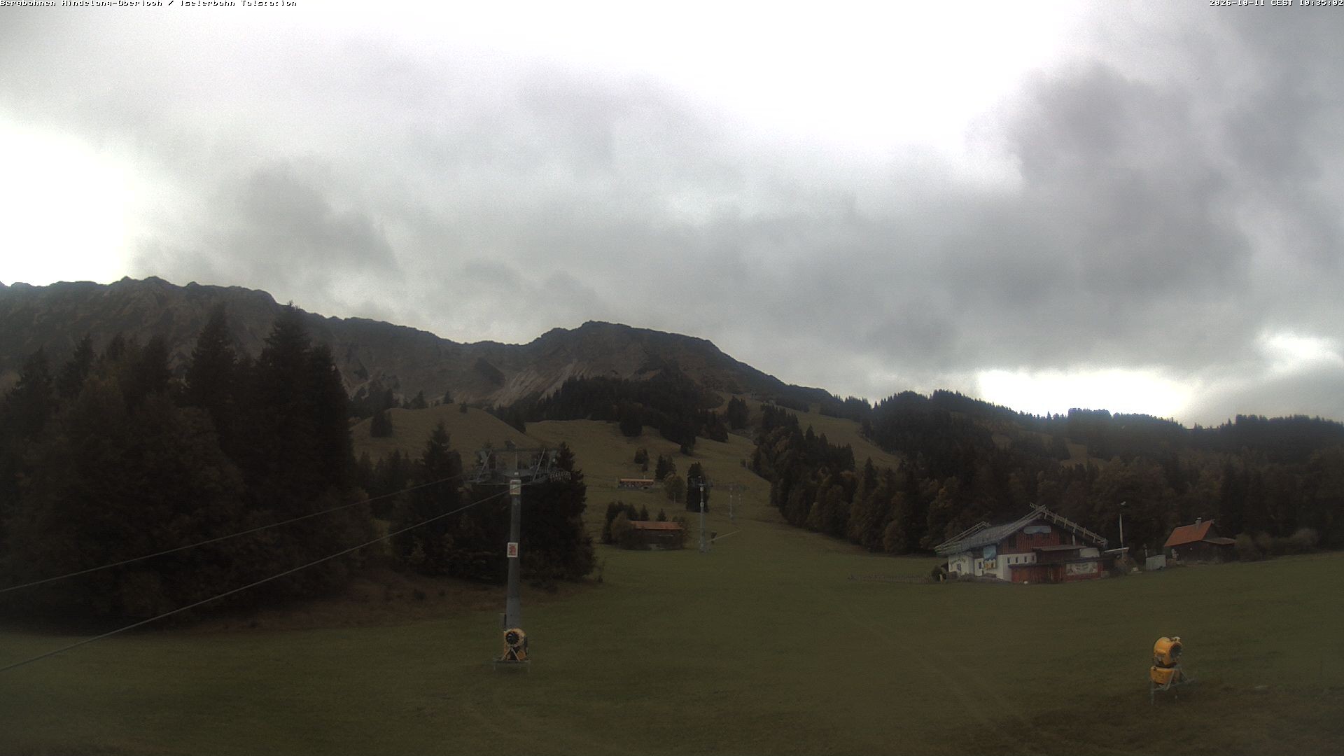 Archiv Foto Webcam Oberjoch - Blick zum Iseler