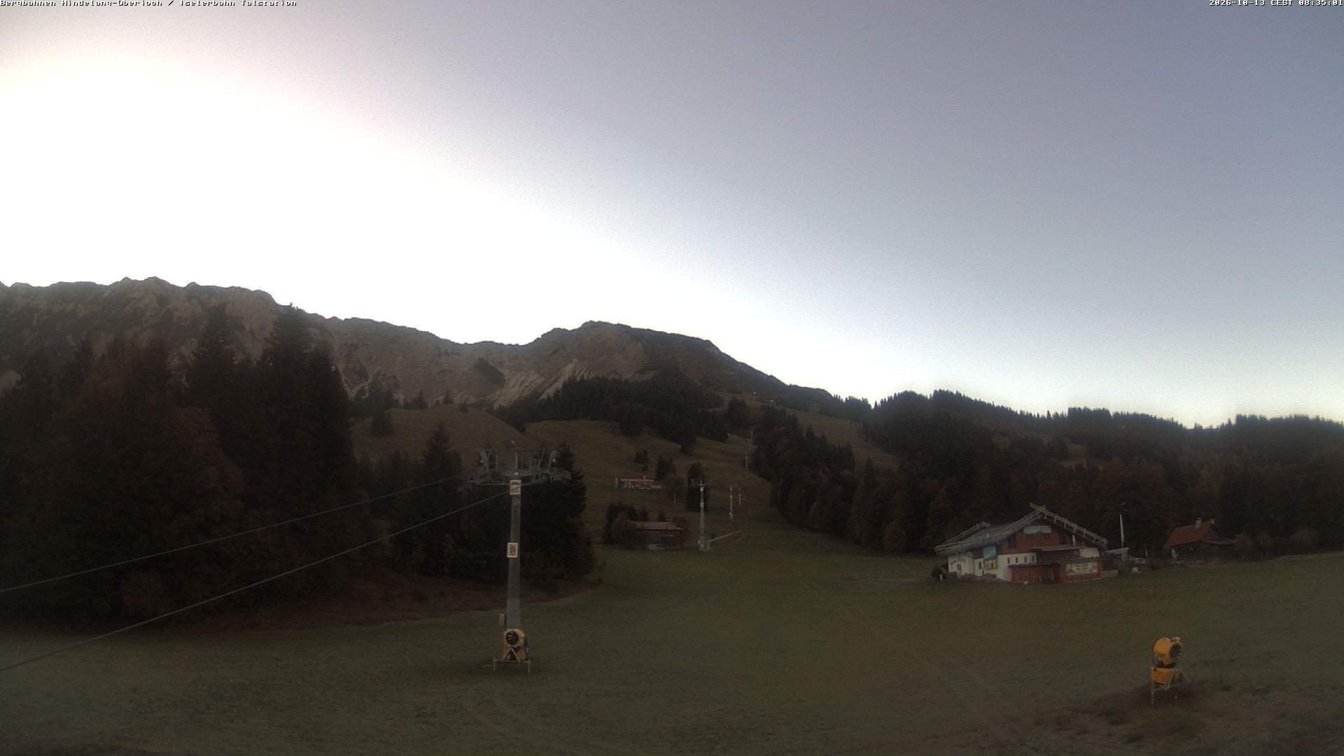Archiv Foto Webcam Oberjoch - Blick zum Iseler