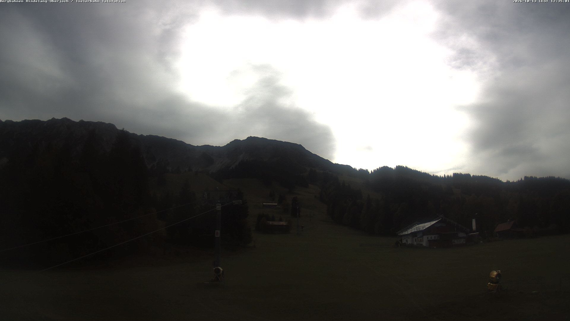 Archiv Foto Webcam Oberjoch - Blick zum Iseler