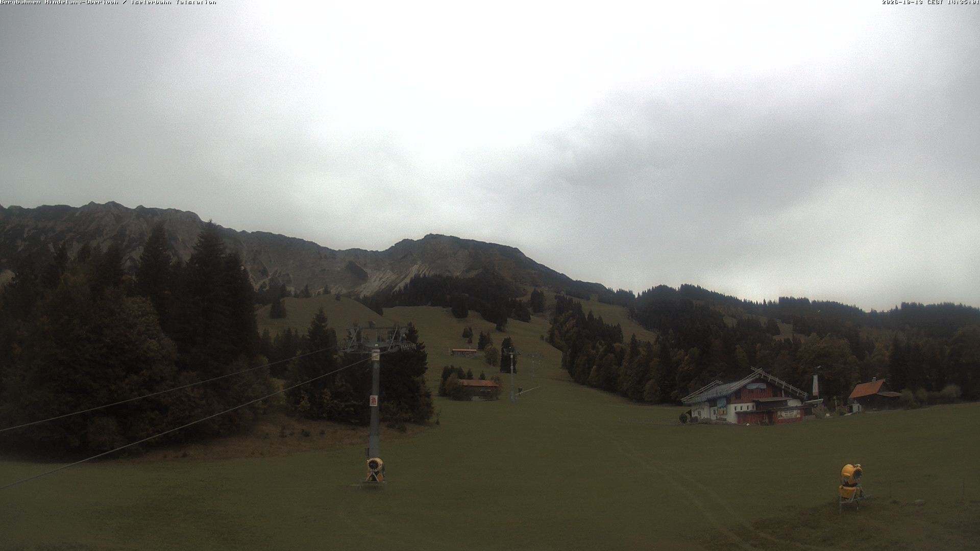Archiv Foto Webcam Oberjoch - Blick zum Iseler