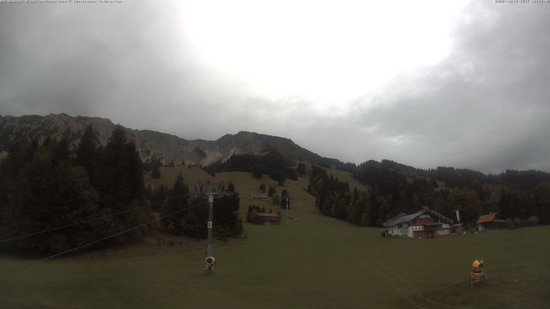 Archiv Foto Webcam Oberjoch - Blick zum Iseler