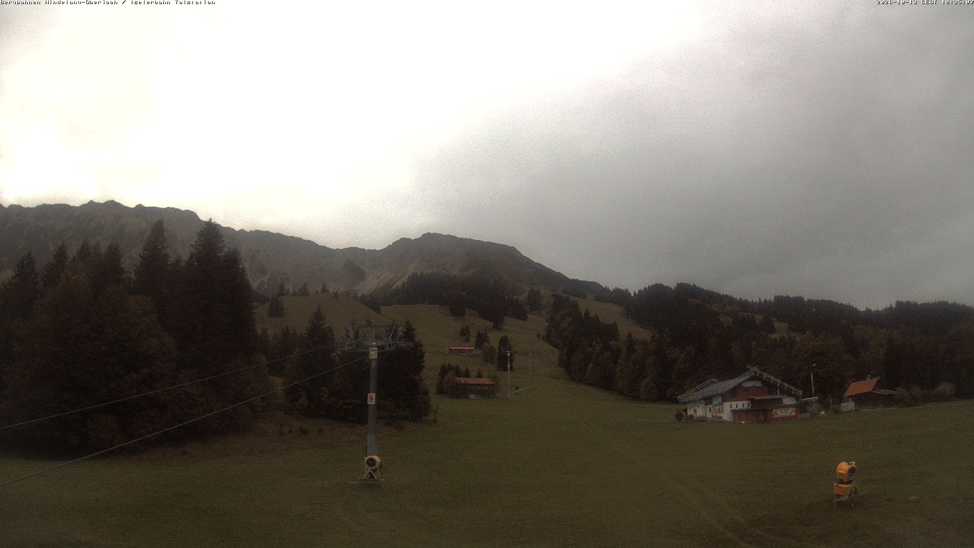 Archiv Foto Webcam Oberjoch - Blick zum Iseler