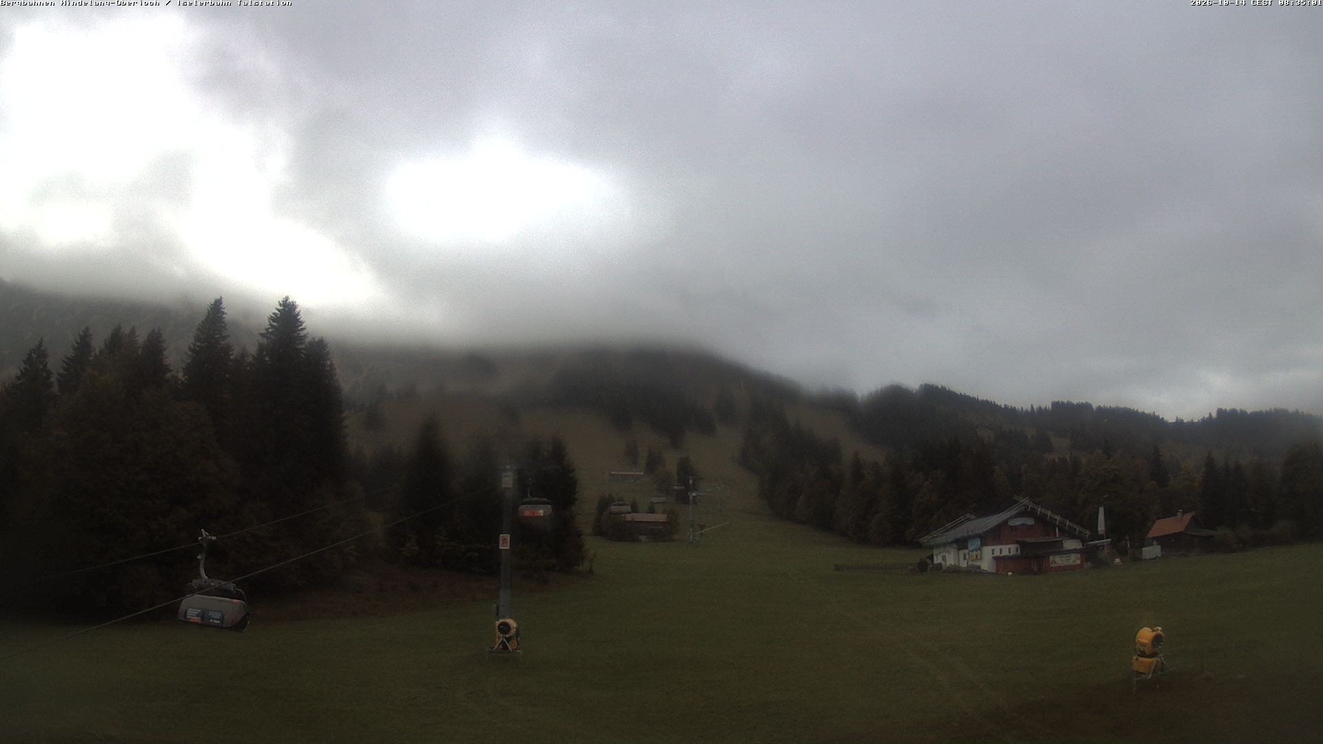 Archiv Foto Webcam Oberjoch - Blick zum Iseler