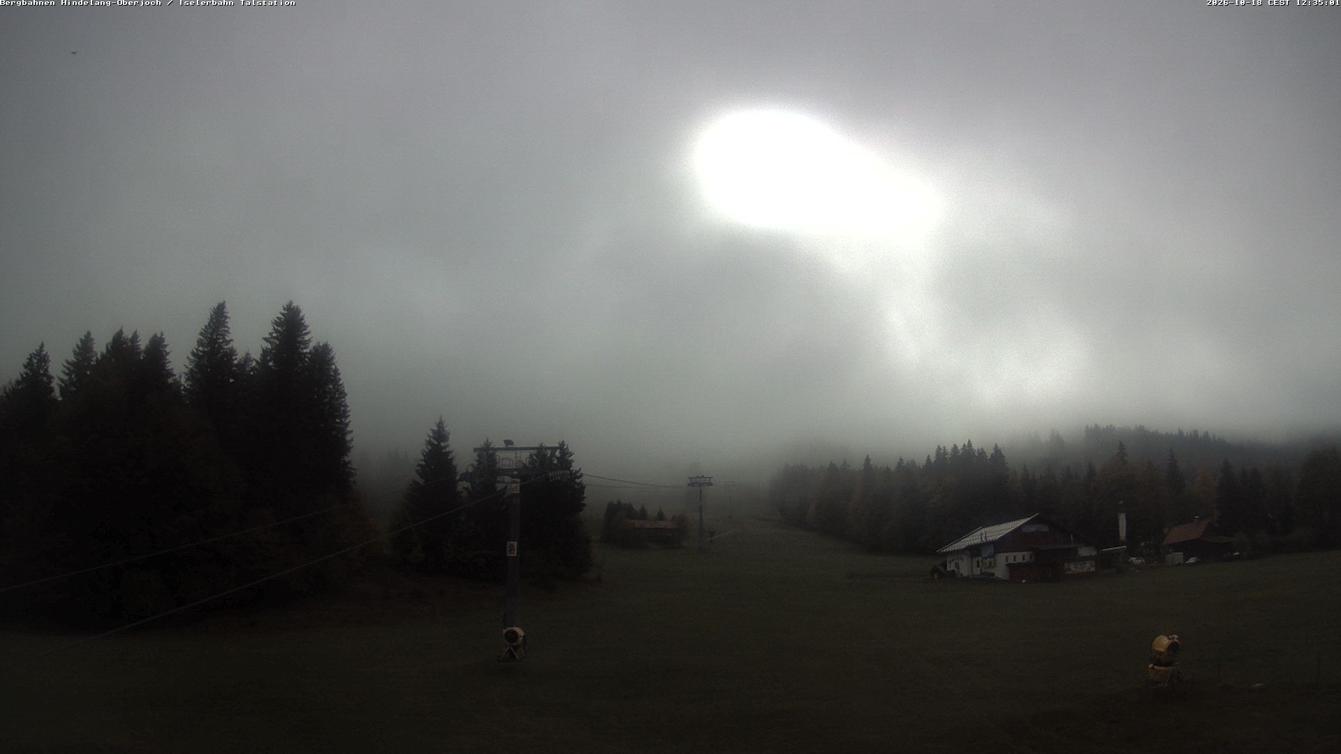 Archiv Foto Webcam Oberjoch - Blick zum Iseler