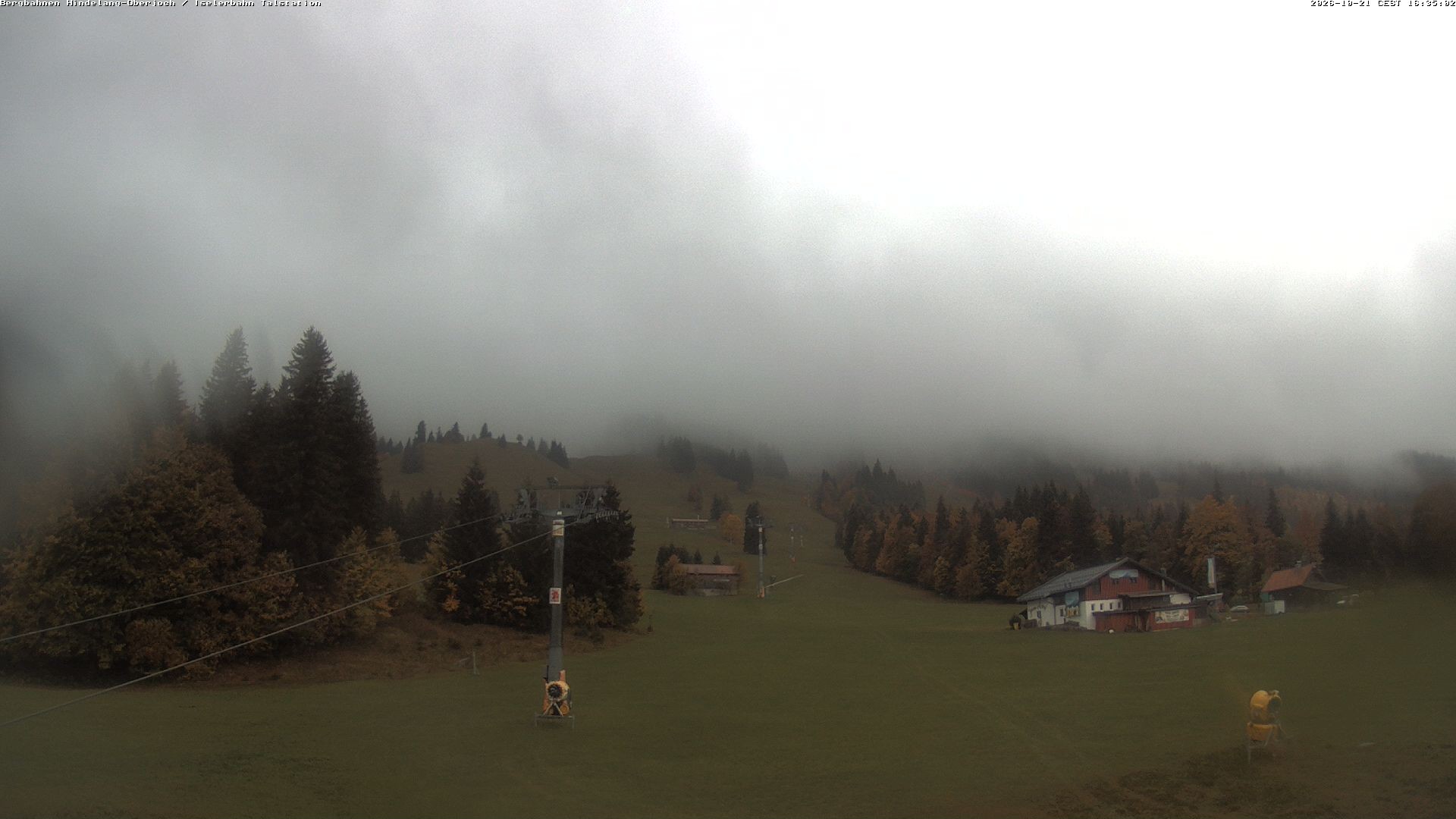 Archiv Foto Webcam Oberjoch - Blick zum Iseler