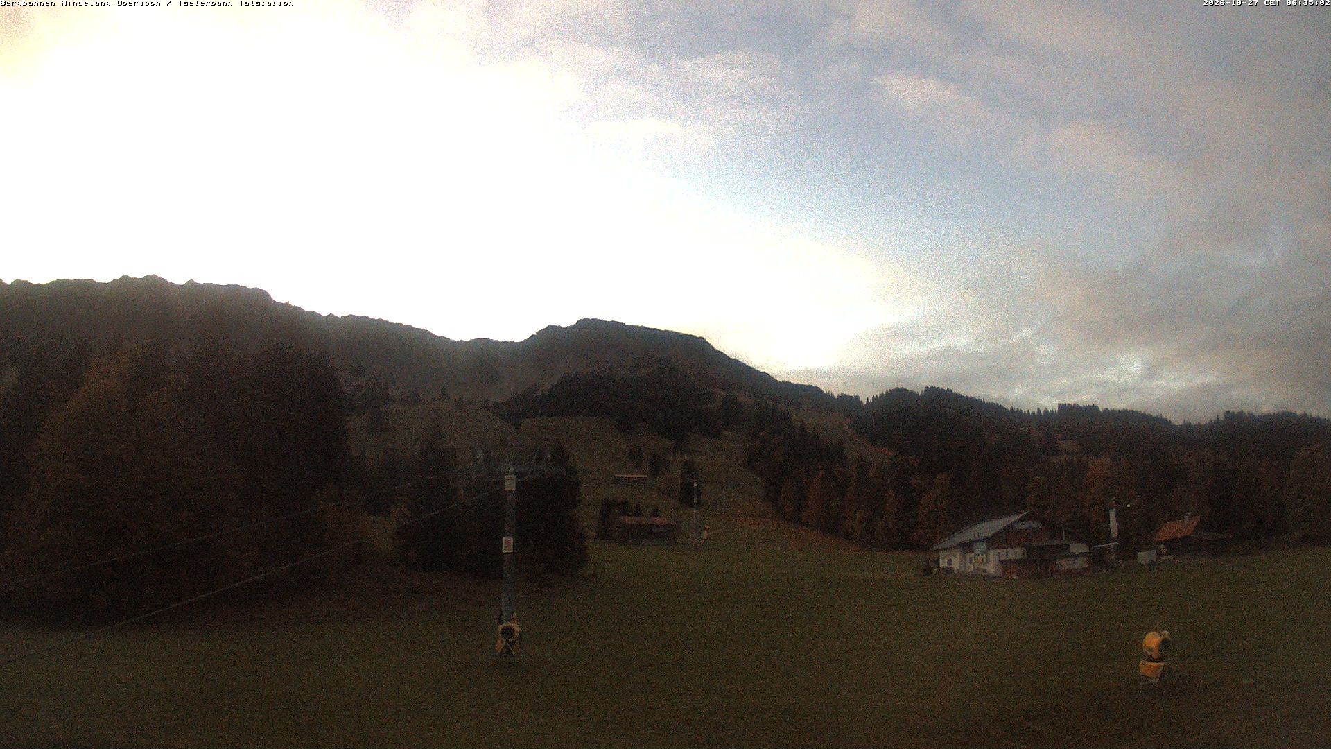 Archiv Foto Webcam Oberjoch - Blick zum Iseler