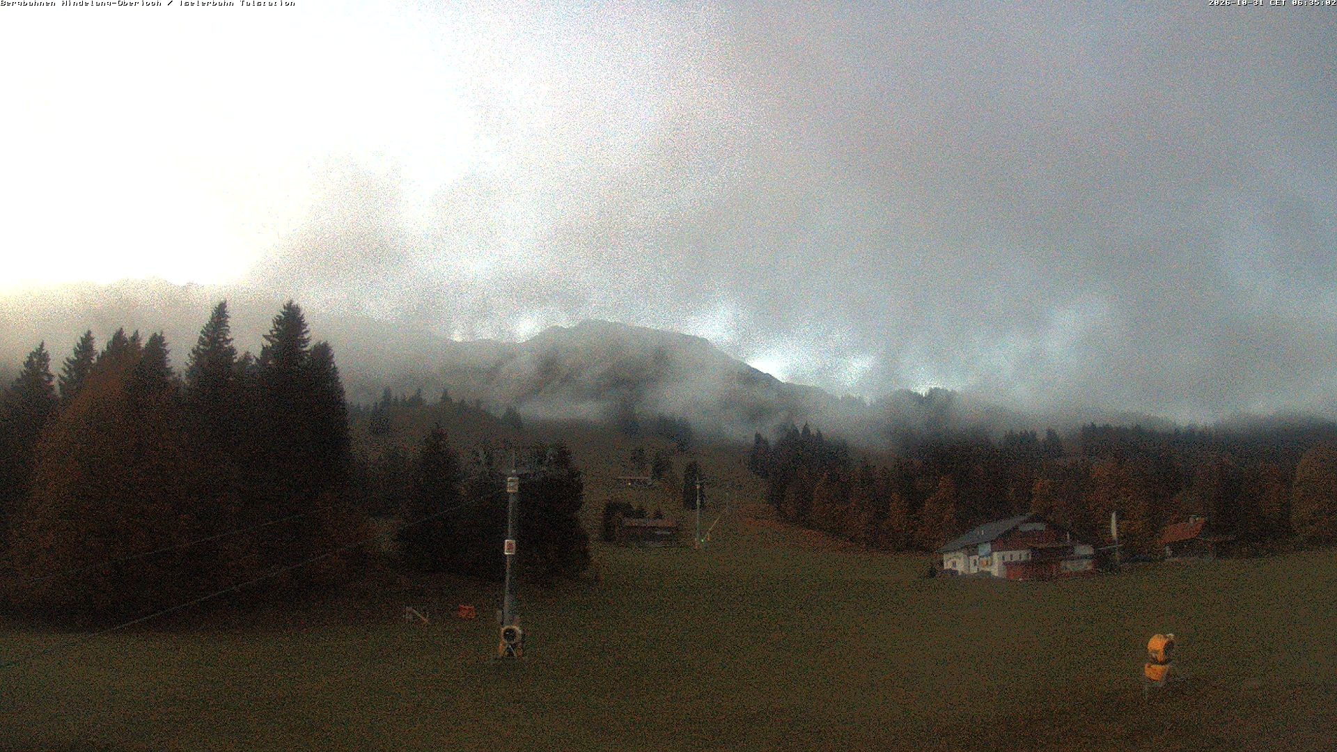 Archiv Foto Webcam Oberjoch - Blick zum Iseler