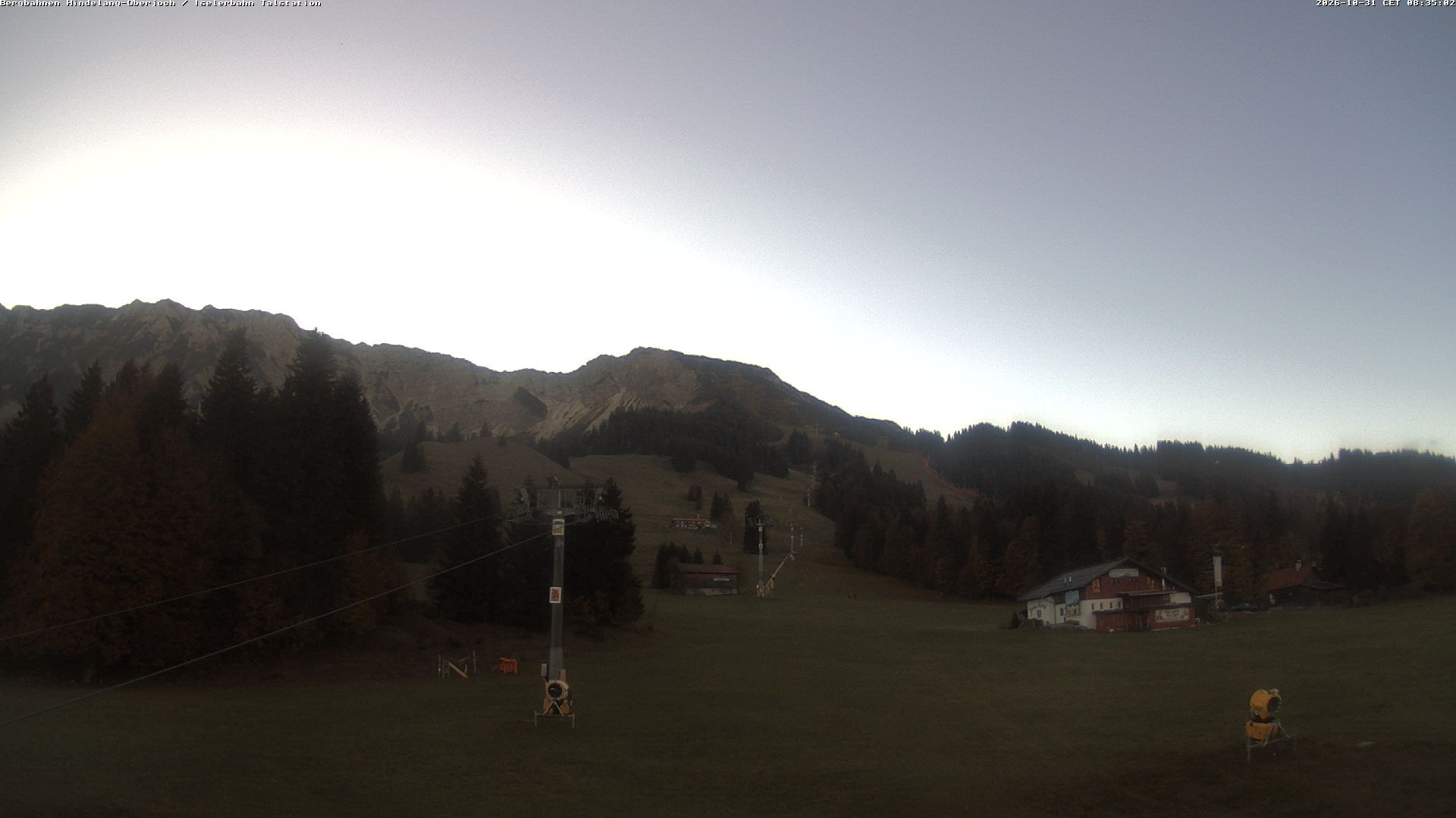 Archiv Foto Webcam Oberjoch - Blick zum Iseler