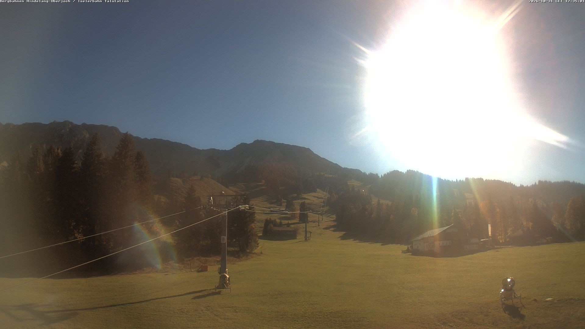 Archiv Foto Webcam Oberjoch - Blick zum Iseler