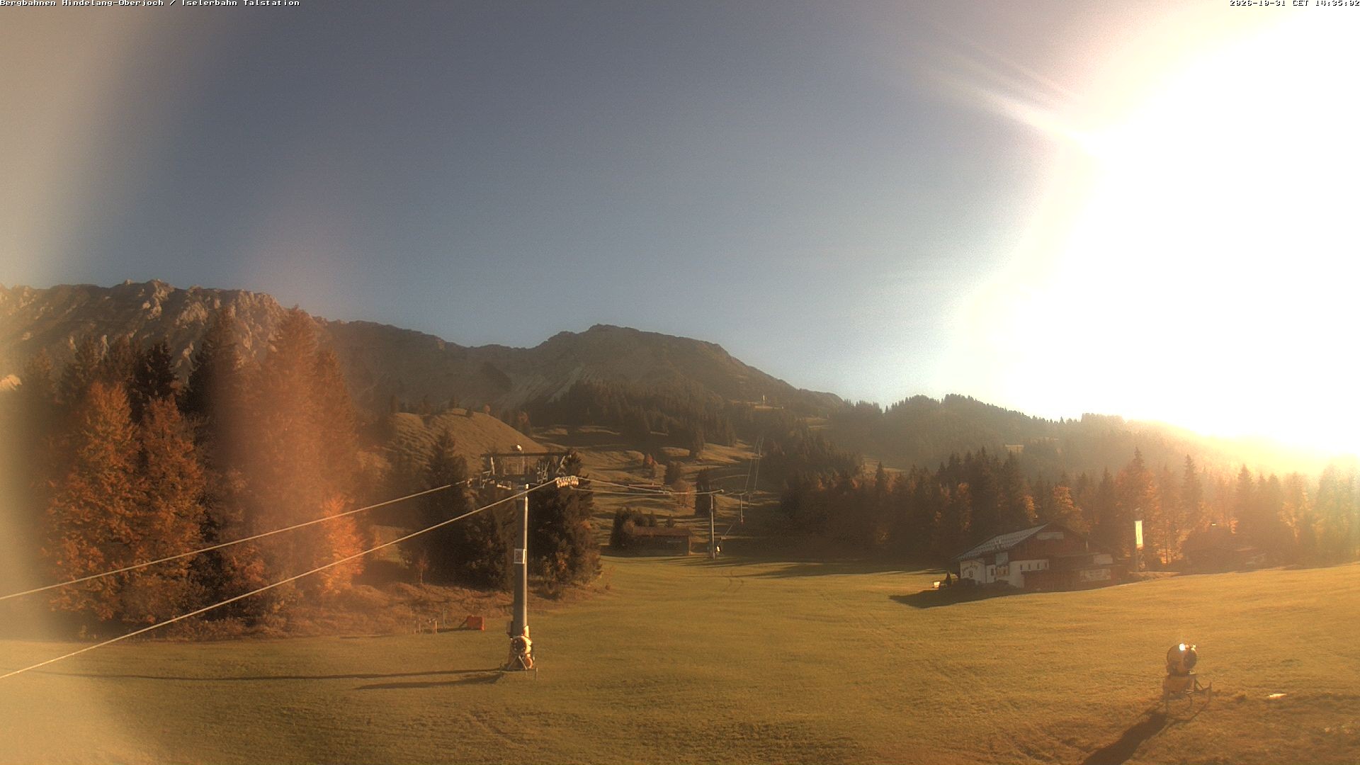 Archiv Foto Webcam Oberjoch - Blick zum Iseler