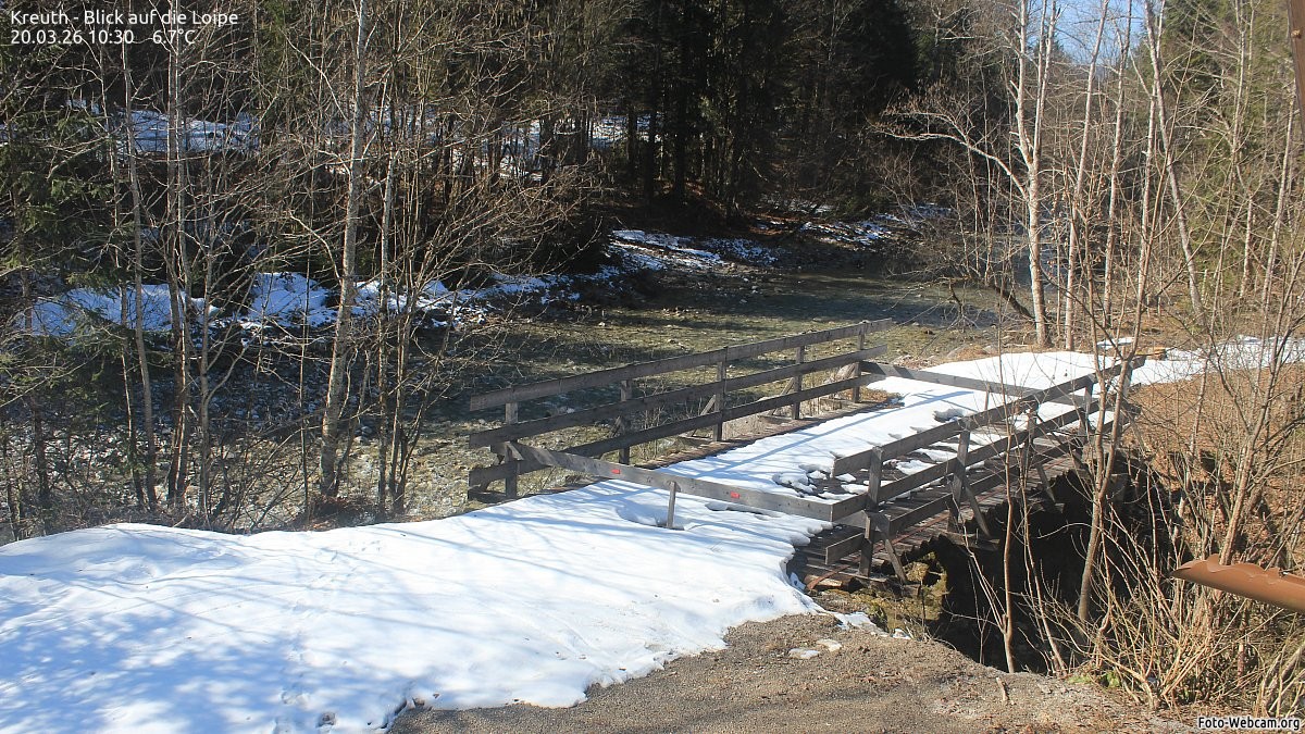 Archiv Foto Webcam in Klamm bei Kreuth
