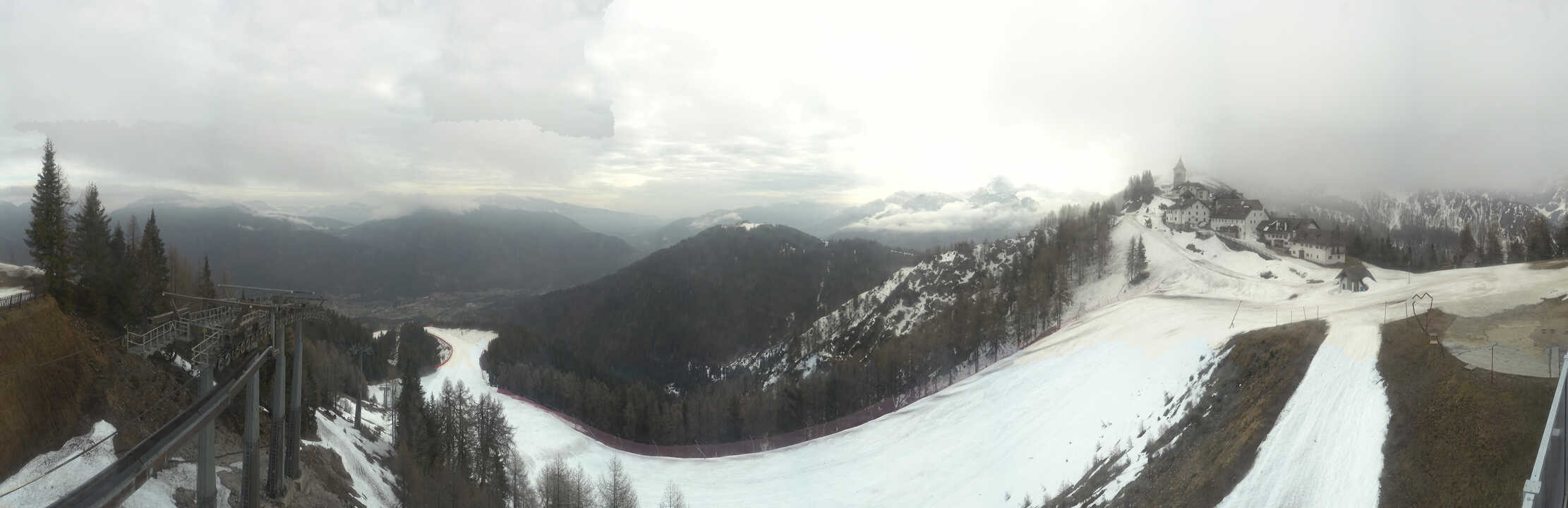 Archived image Webcam Top station Monte Lussari