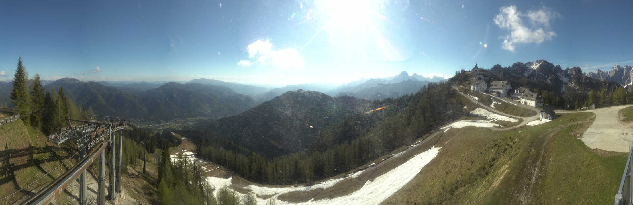 Archived image Webcam Top station Monte Lussari